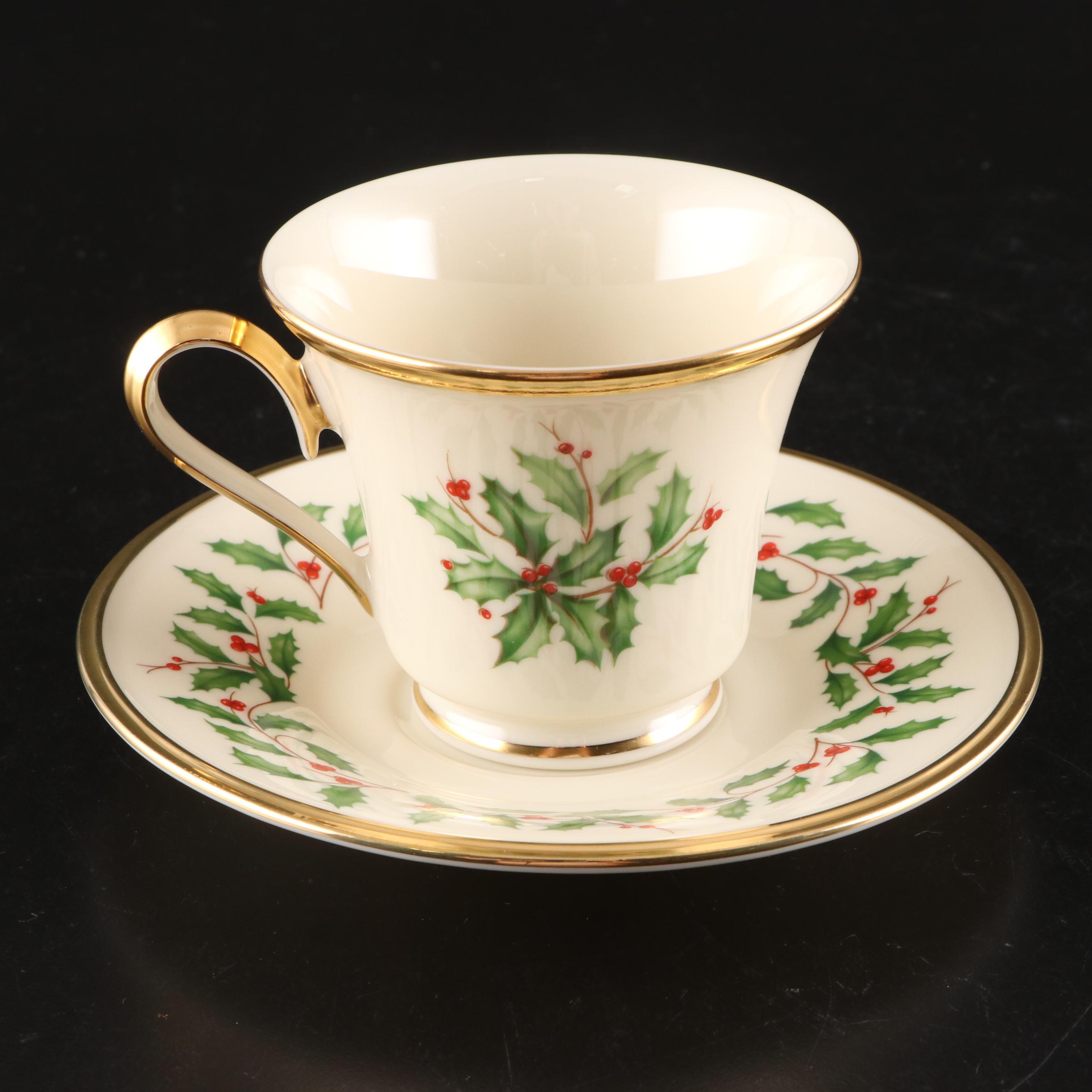 Lenox "Holiday" Porcelain Dinnerware and Serving Bowls