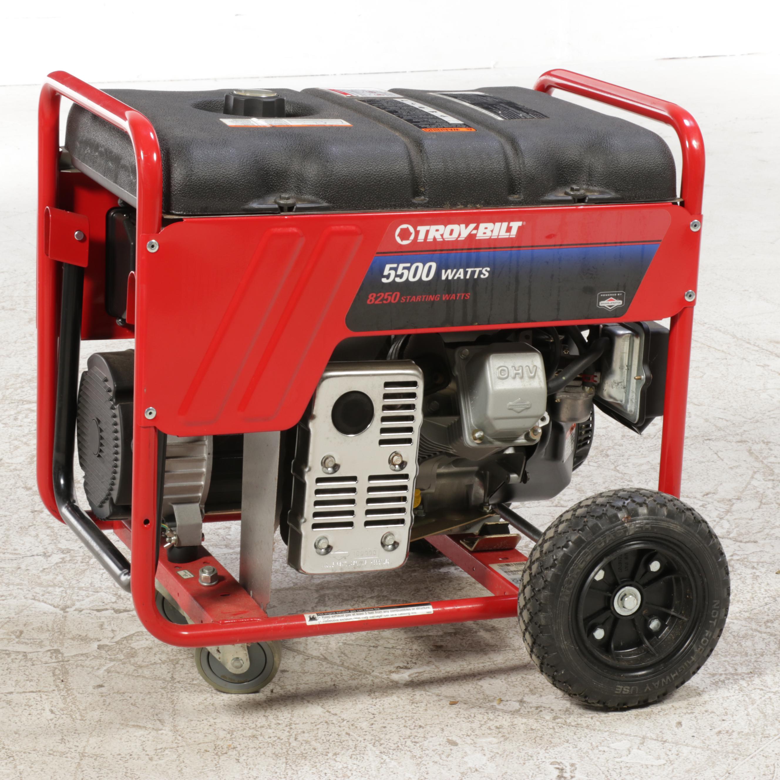 Troy-Bilt 5500 Watts Gas Powered Generator
