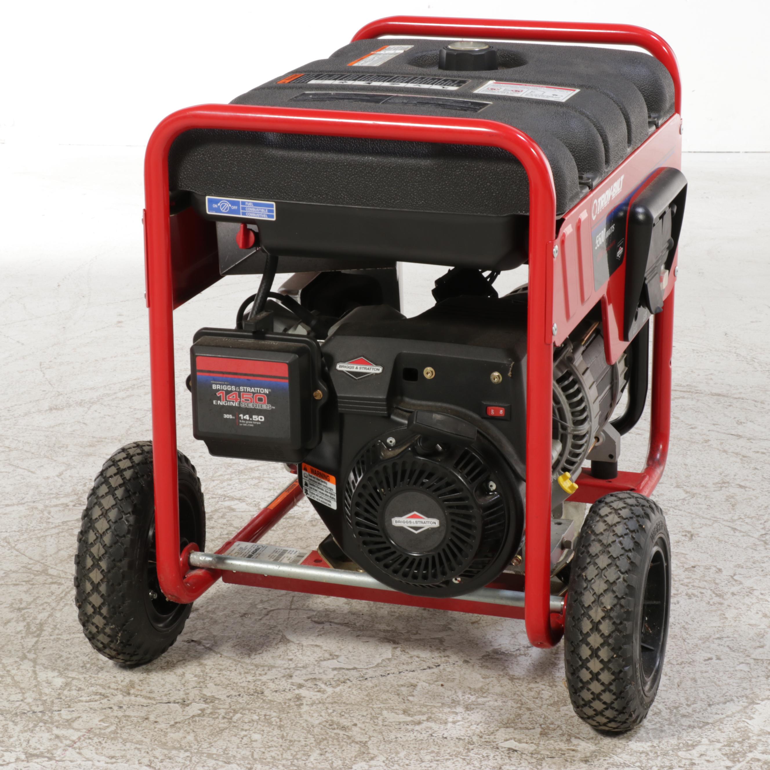 Troy-Bilt 5500 Watts Gas Powered Generator