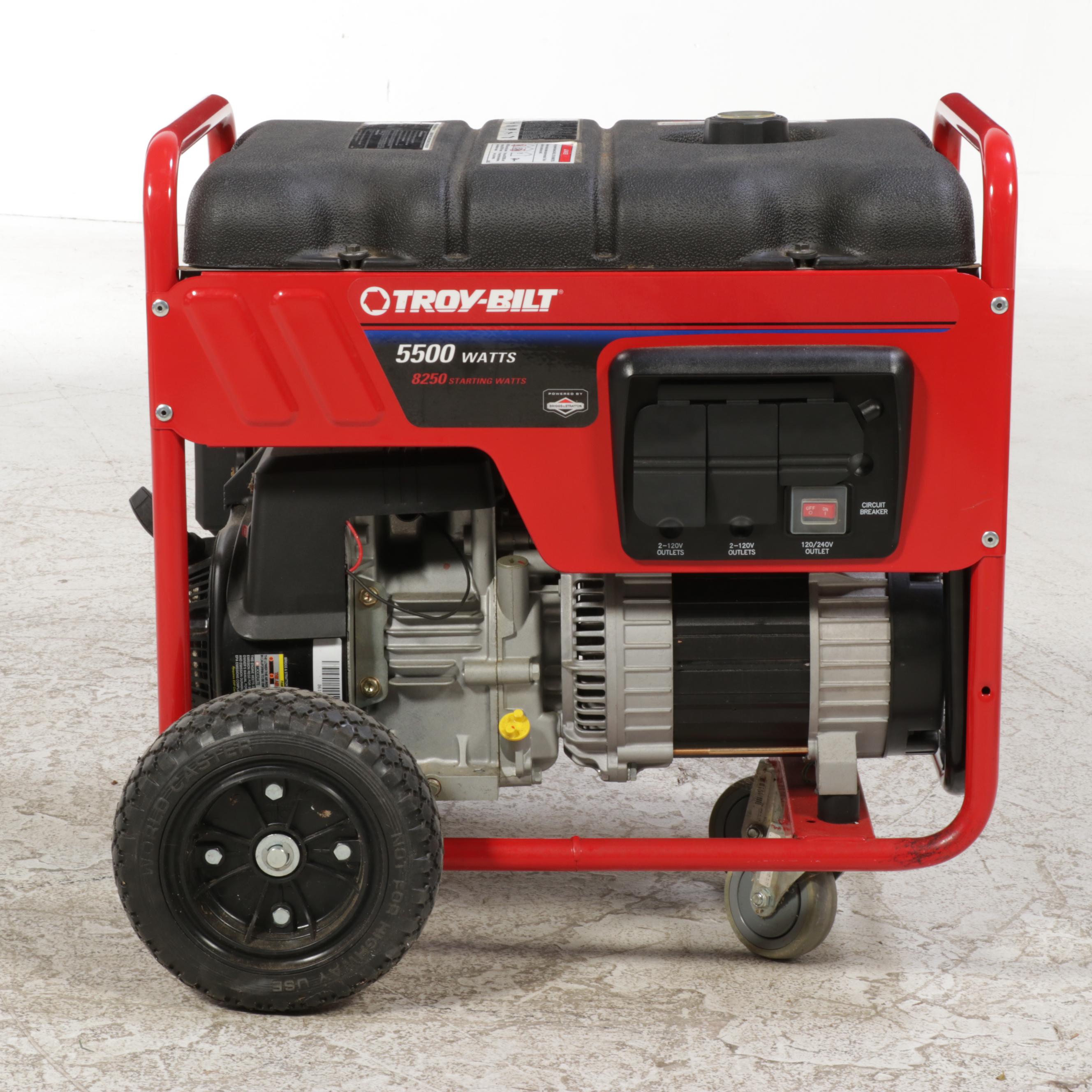 Troy-Bilt 5500 Watts Gas Powered Generator