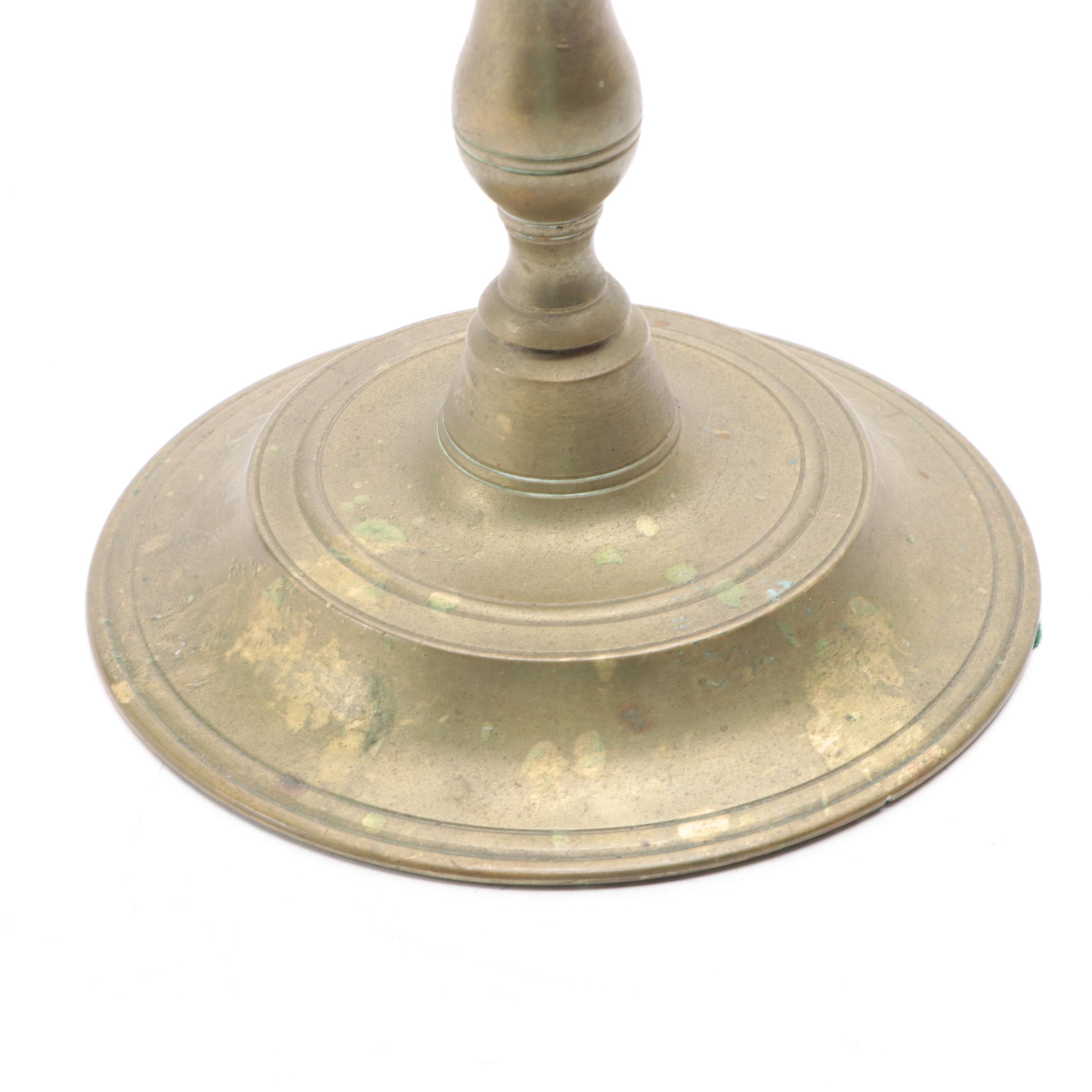 Polish Shabbat Candelabra with Shabbat Light