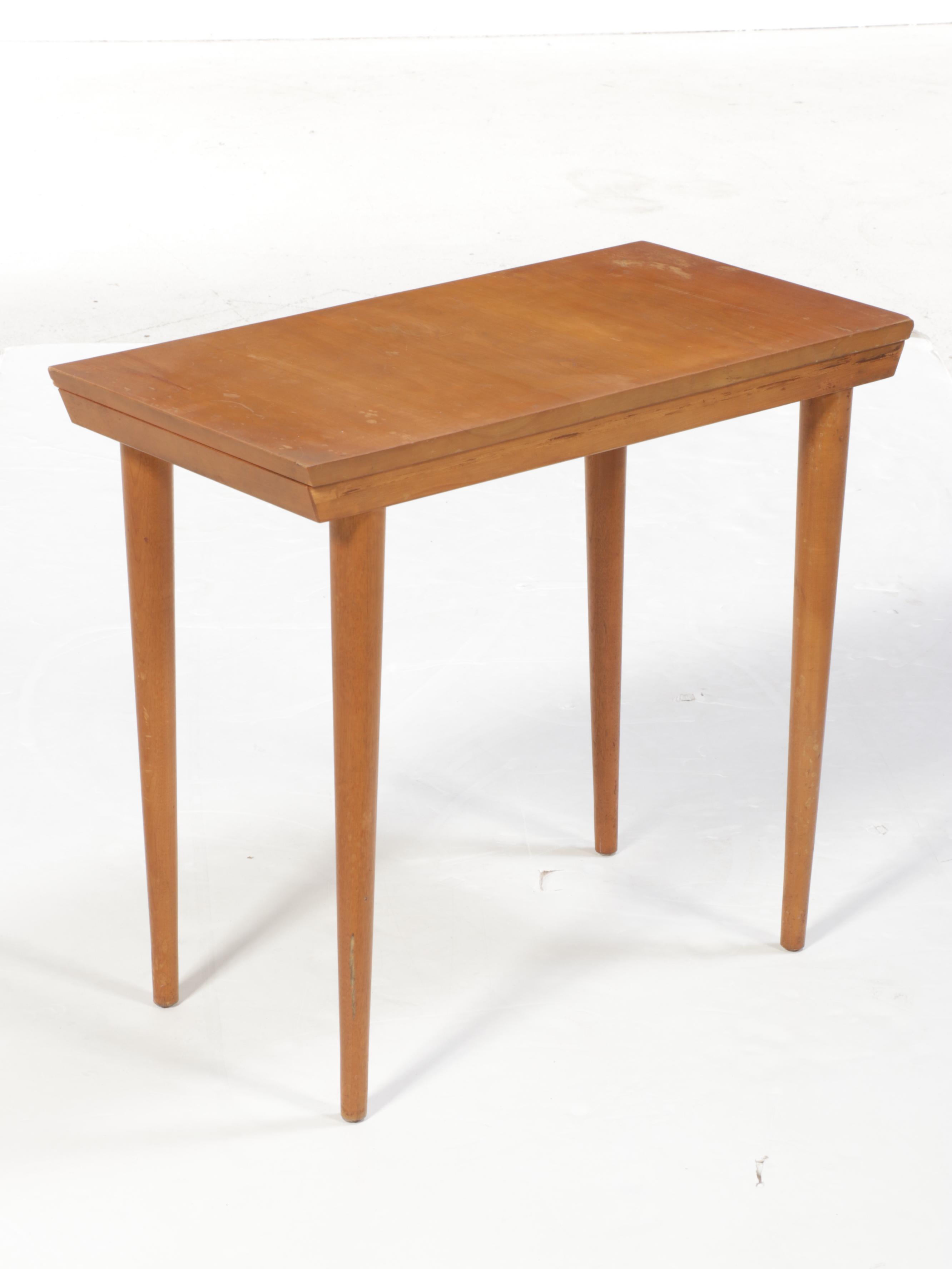 Conant Ball Mid Century Modern Hardwood Side Table