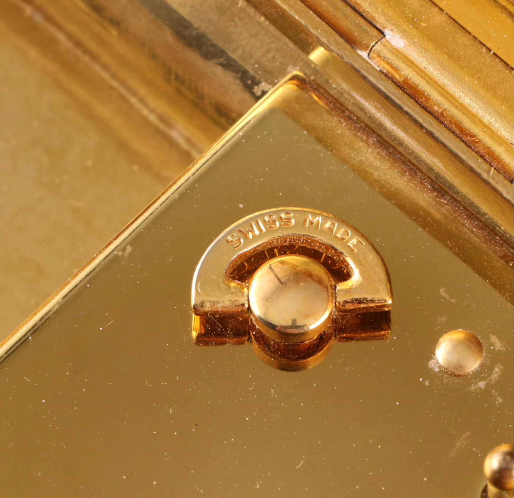 Swiss-Made Napoleonic Motif Gold-Washed Metal Music Box