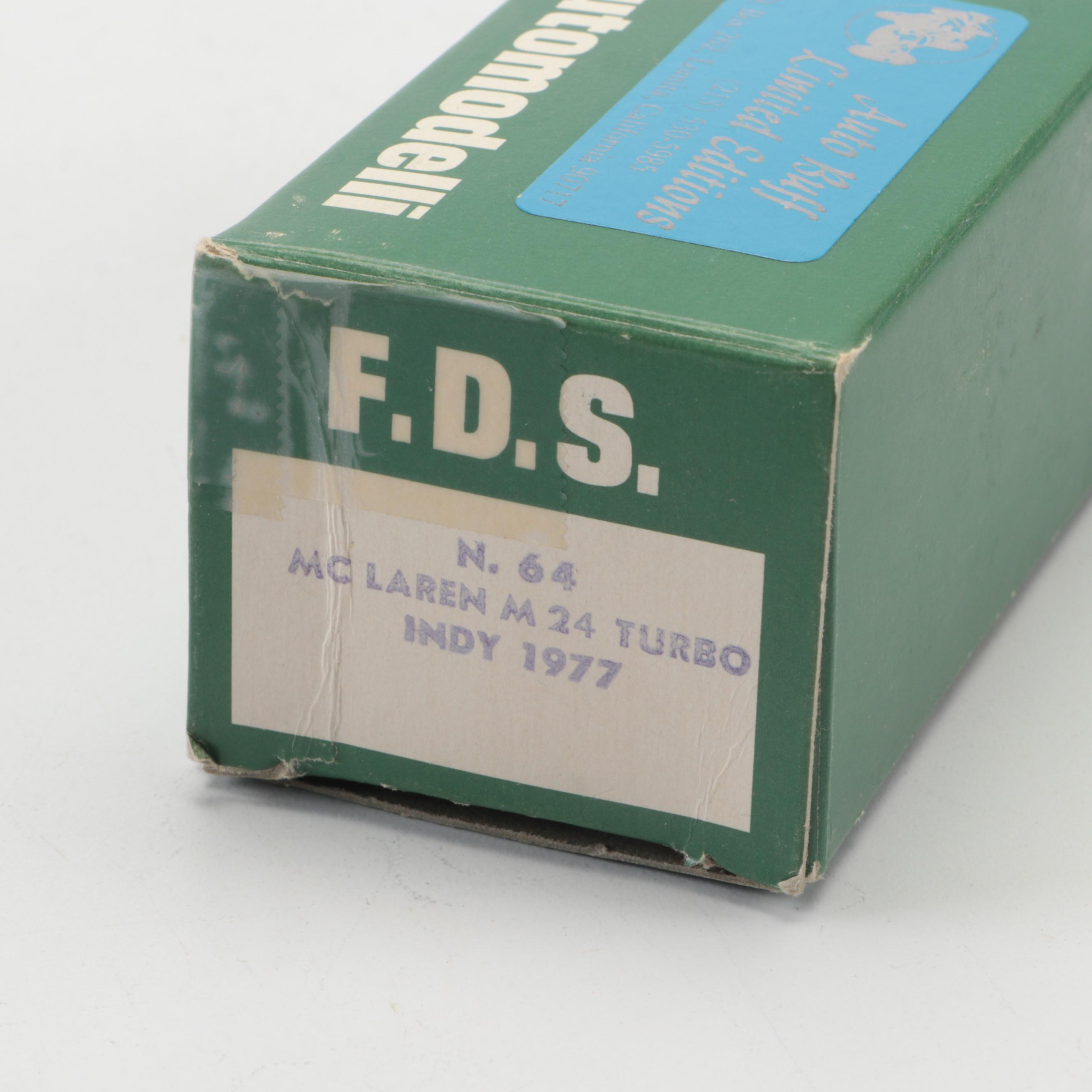 Sunoco McLaren, M16D, M24 Turbo Model Car Kits and More