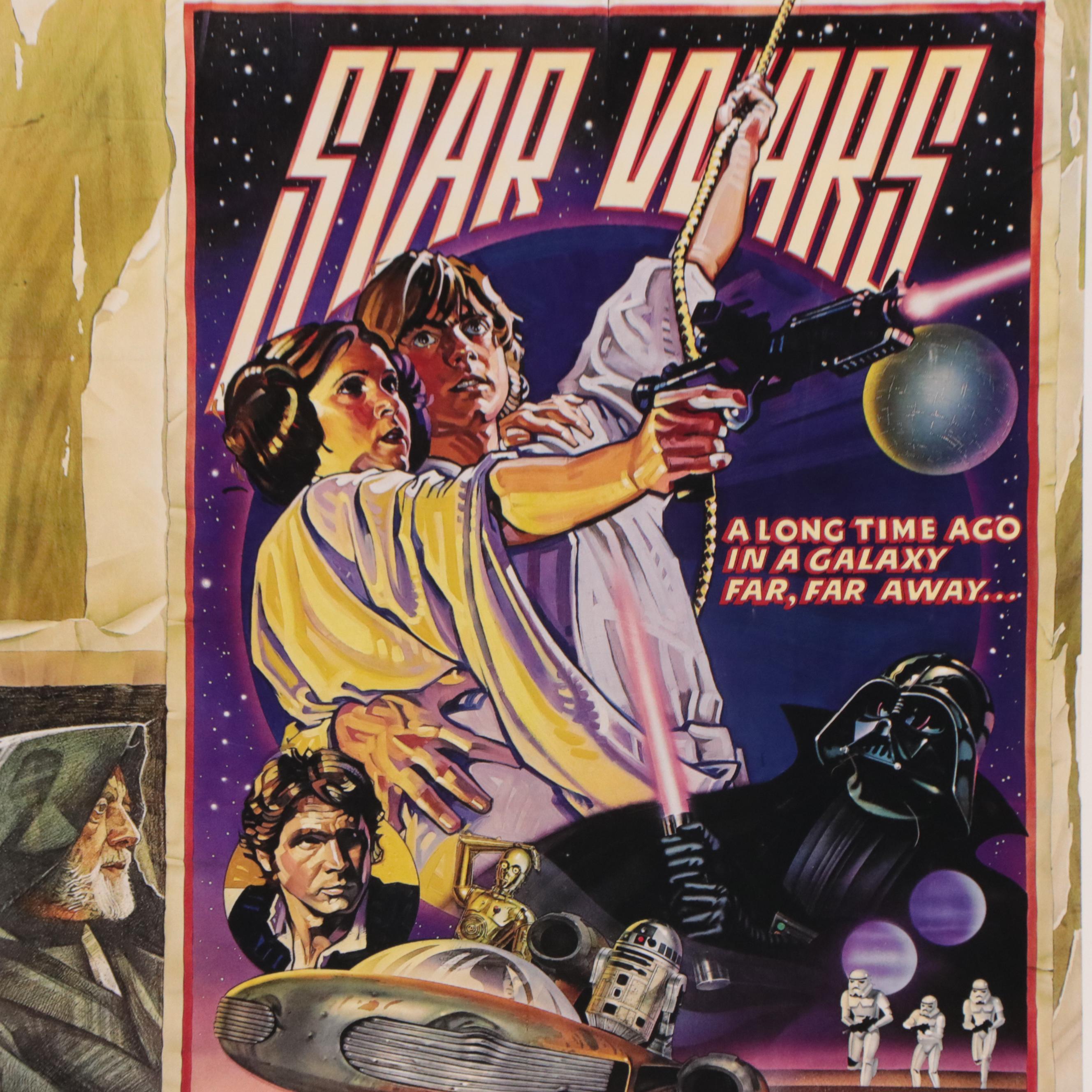 "Star Wars" Giclée Poster After Drew Struzan and Charles White III, 1978