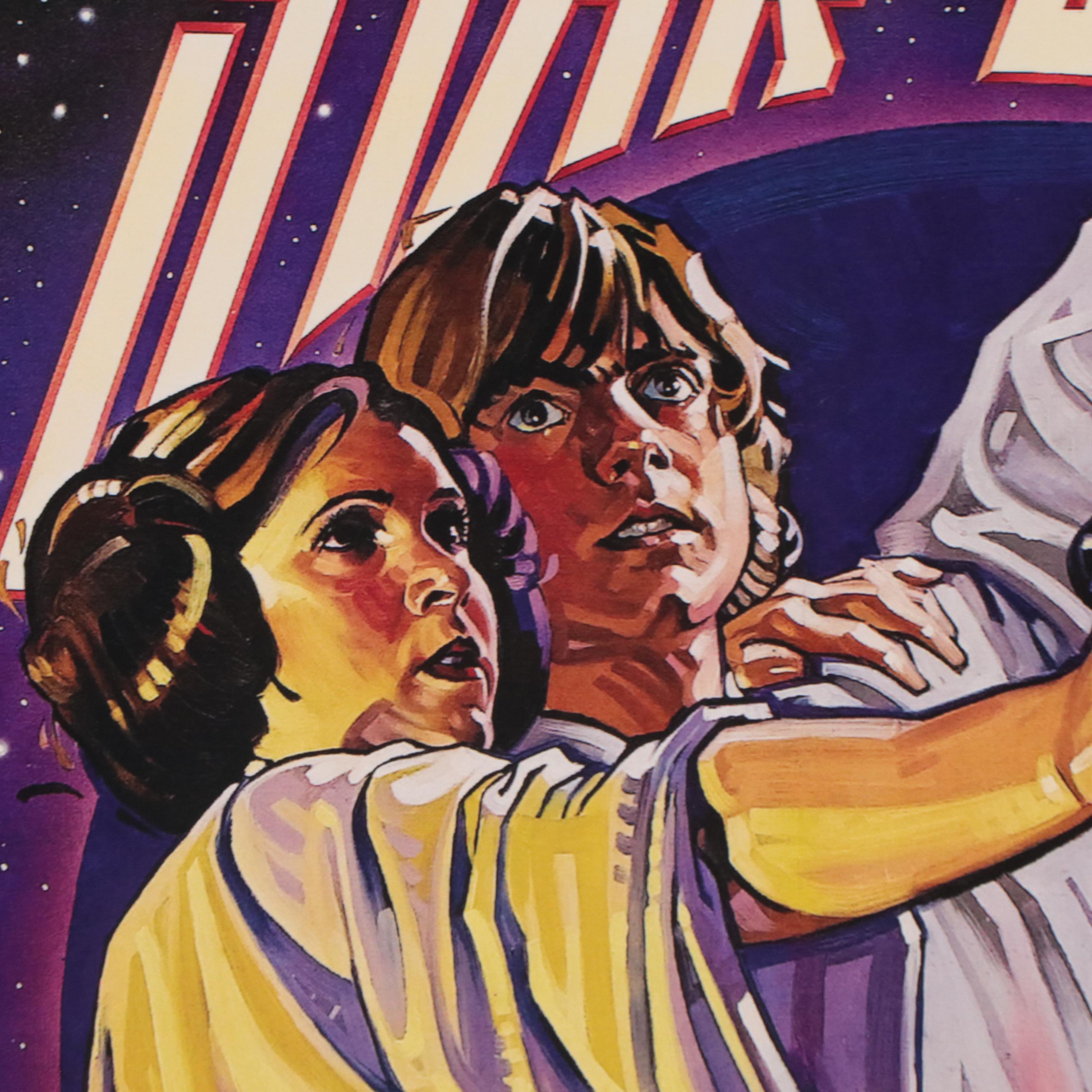 "Star Wars" Giclée Poster After Drew Struzan and Charles White III, 1978
