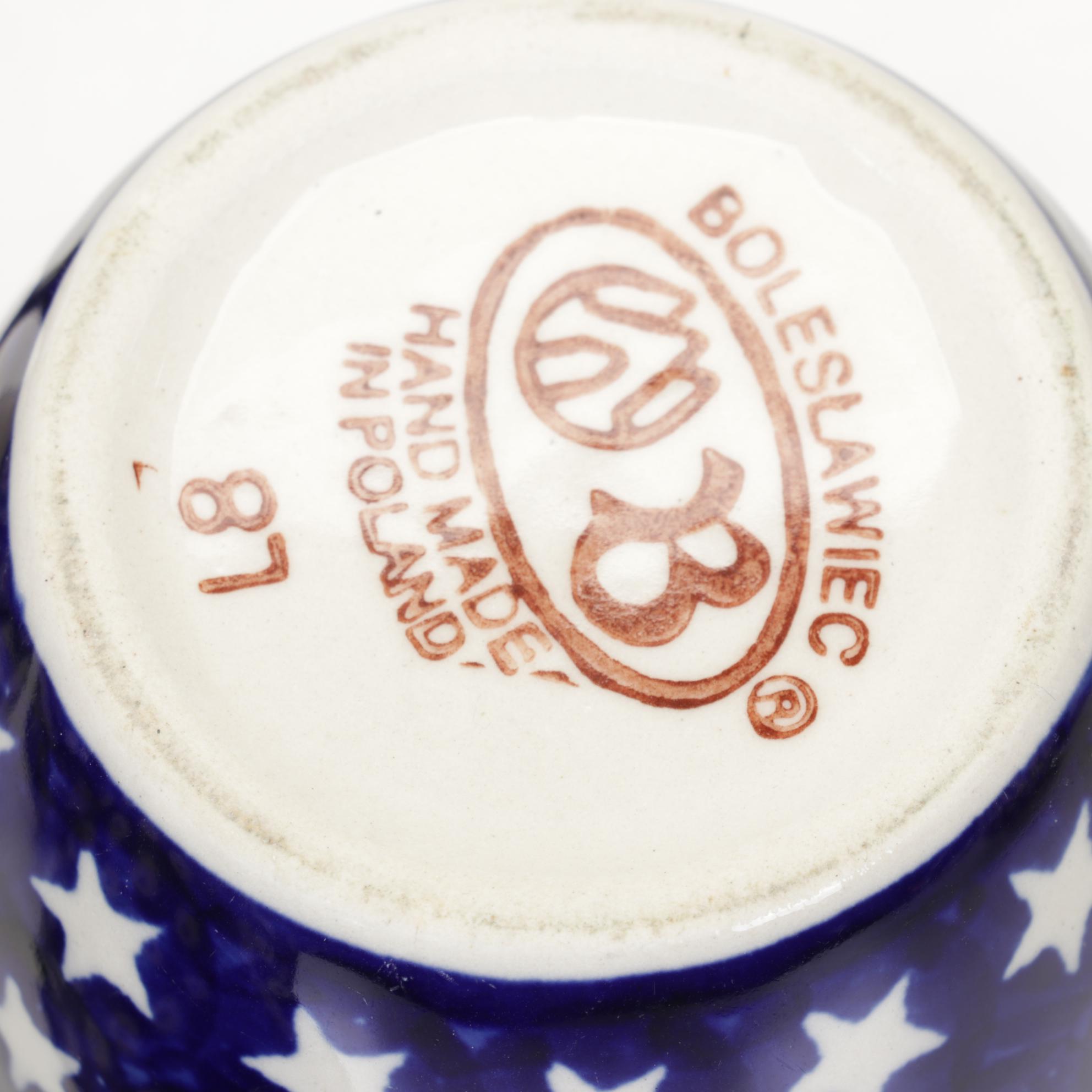 Polish Boleslawiec Handmade Pottery With "Peacock Leaves" and More