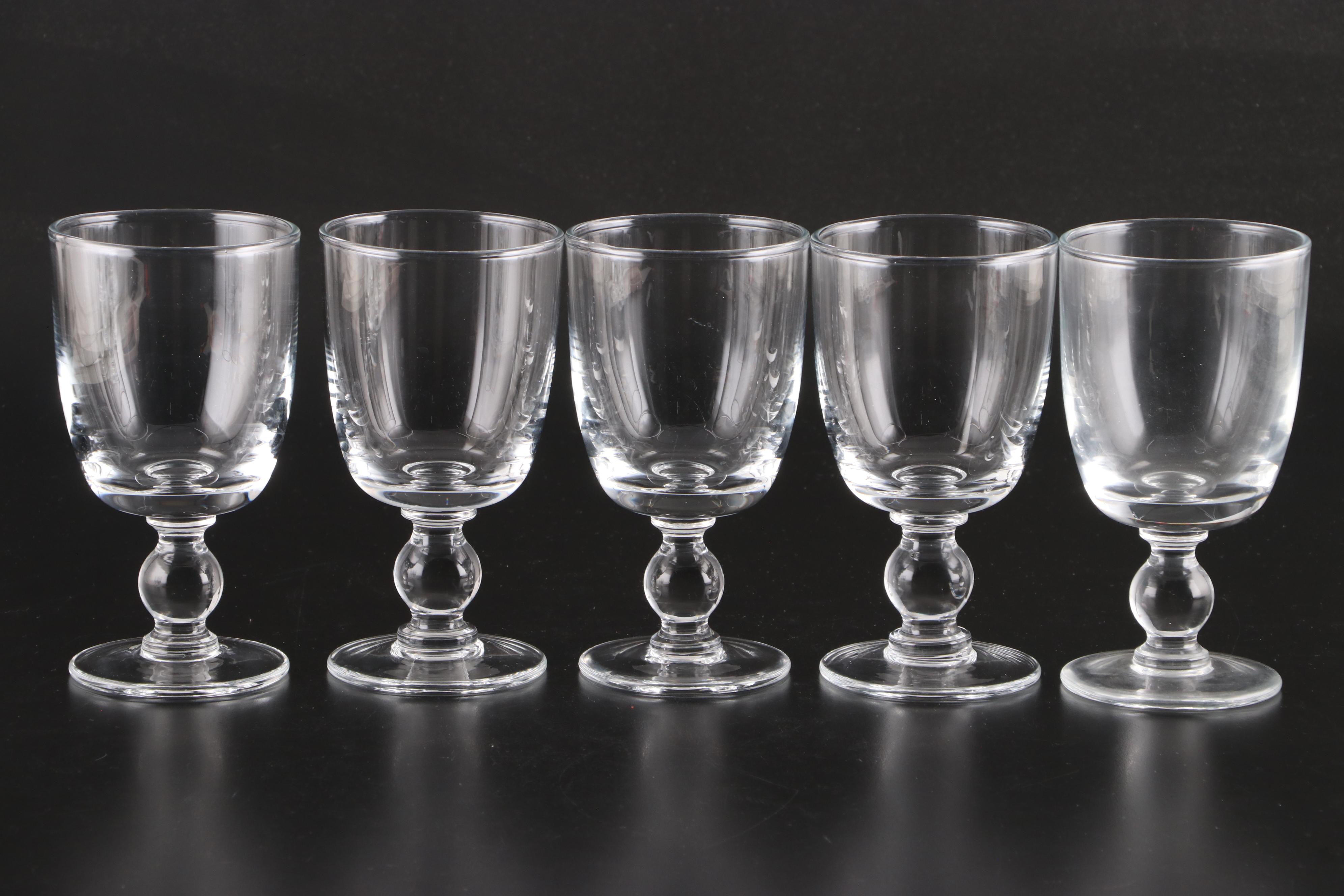 Clear Glass Goblets