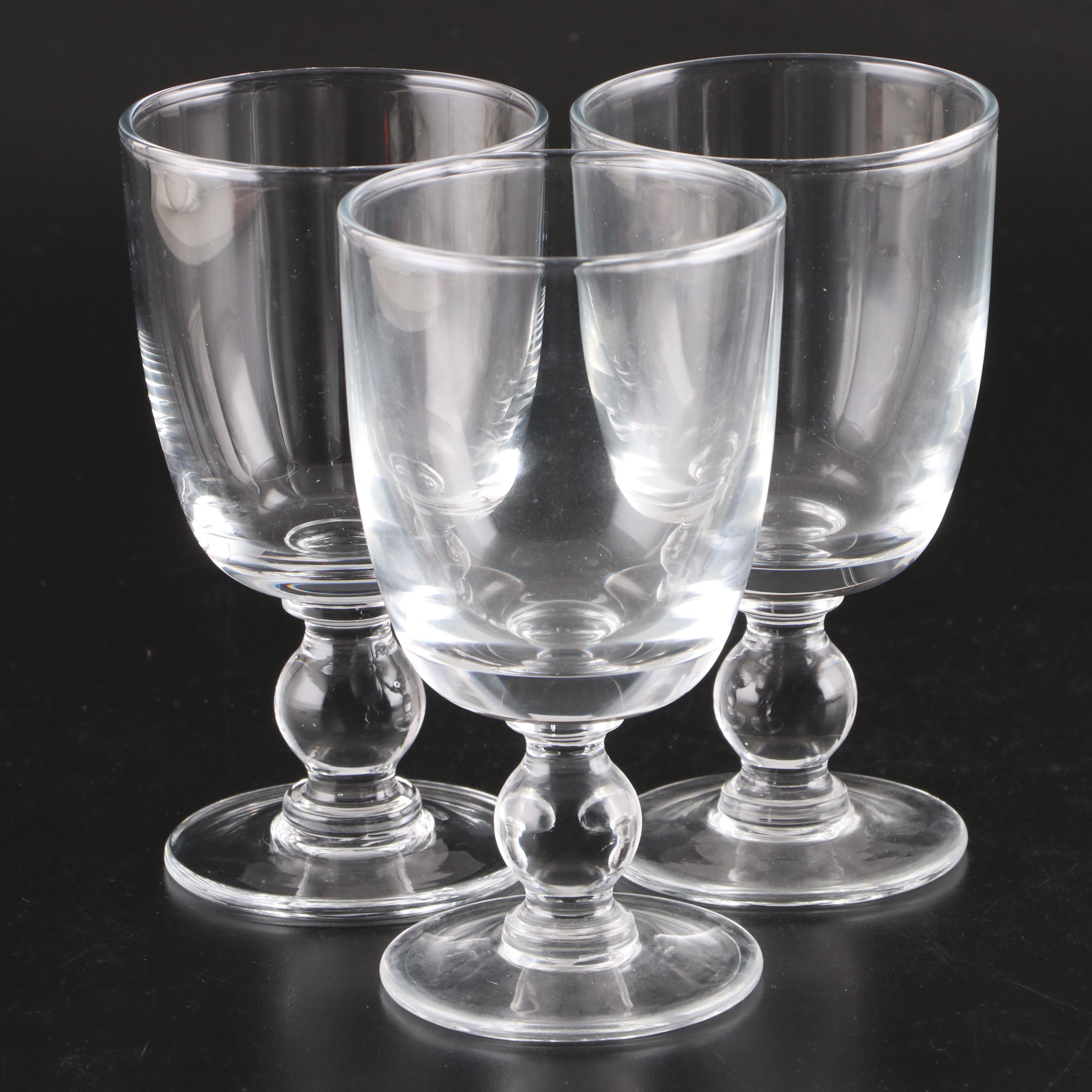 Clear Glass Goblets