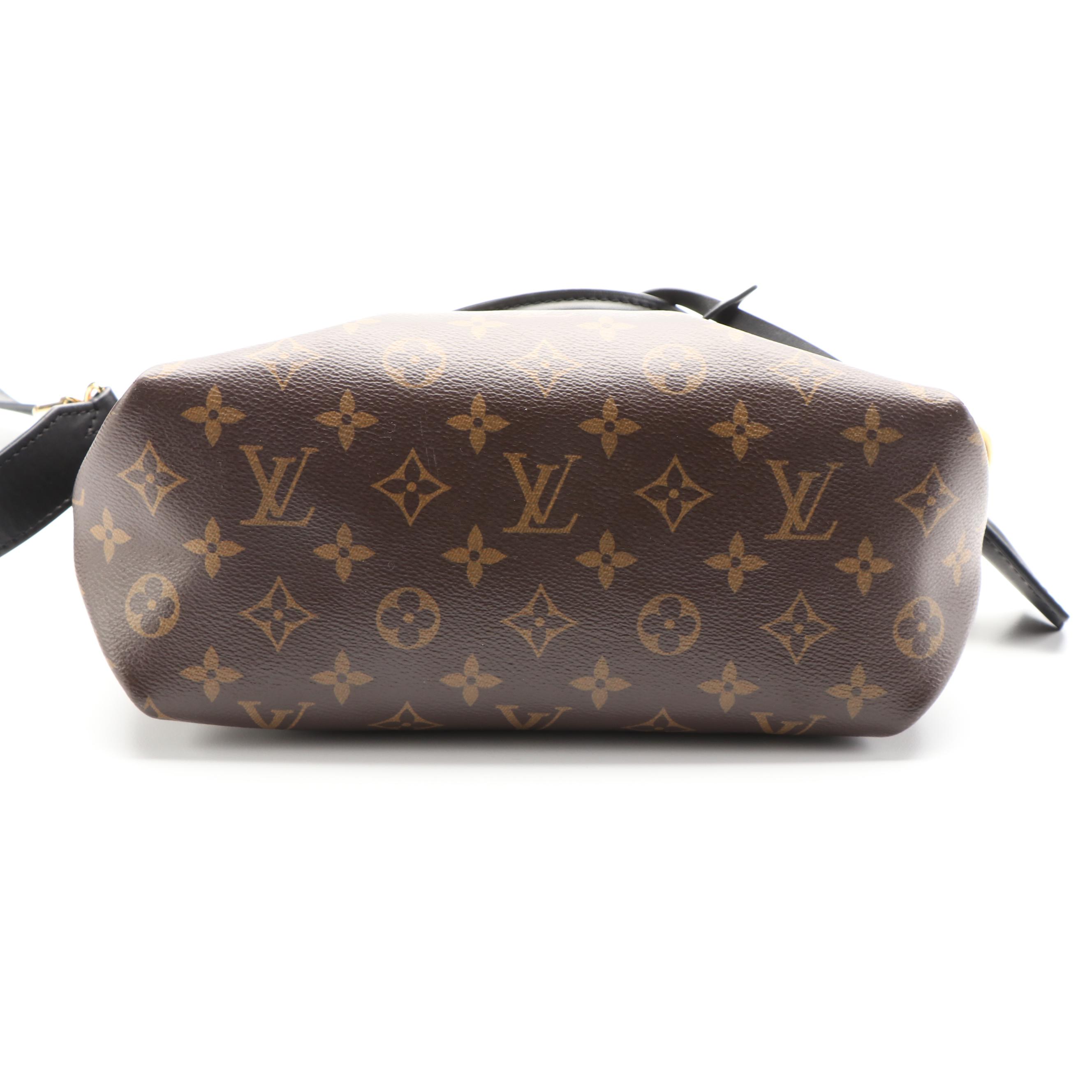 Louis Vuitton Flower Monogramed Canvas PM Zipped Tote