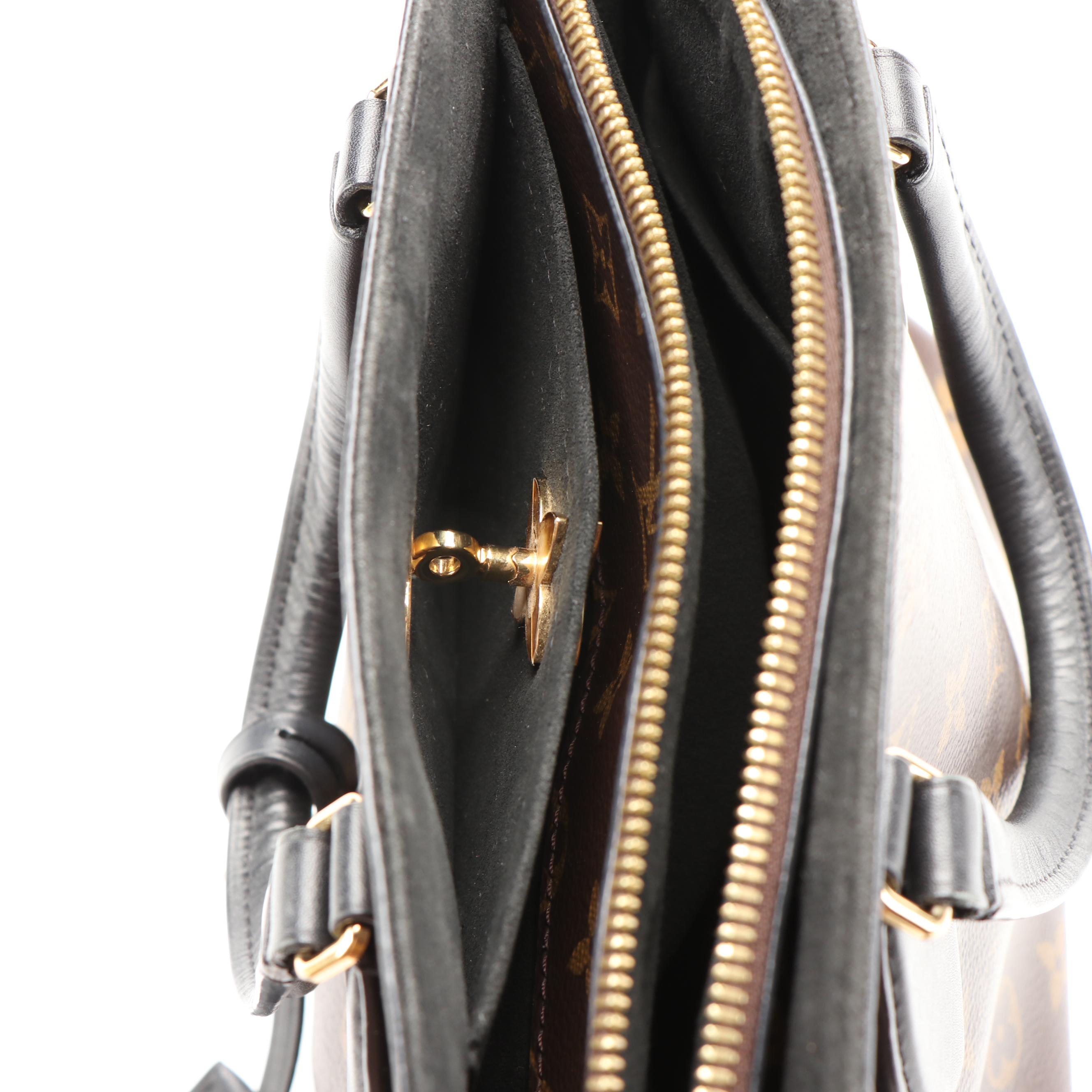 Louis Vuitton Flower Monogramed Canvas PM Zipped Tote