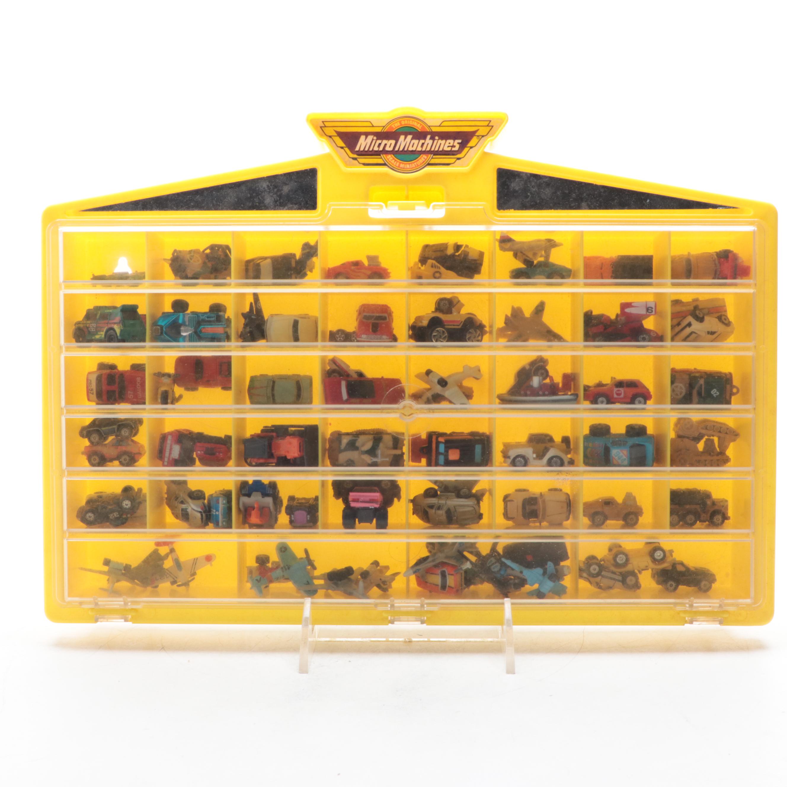 MicroMachines Diecast Toy Cars, Trucks, Planes, Boats, Military Vehicles, 1989