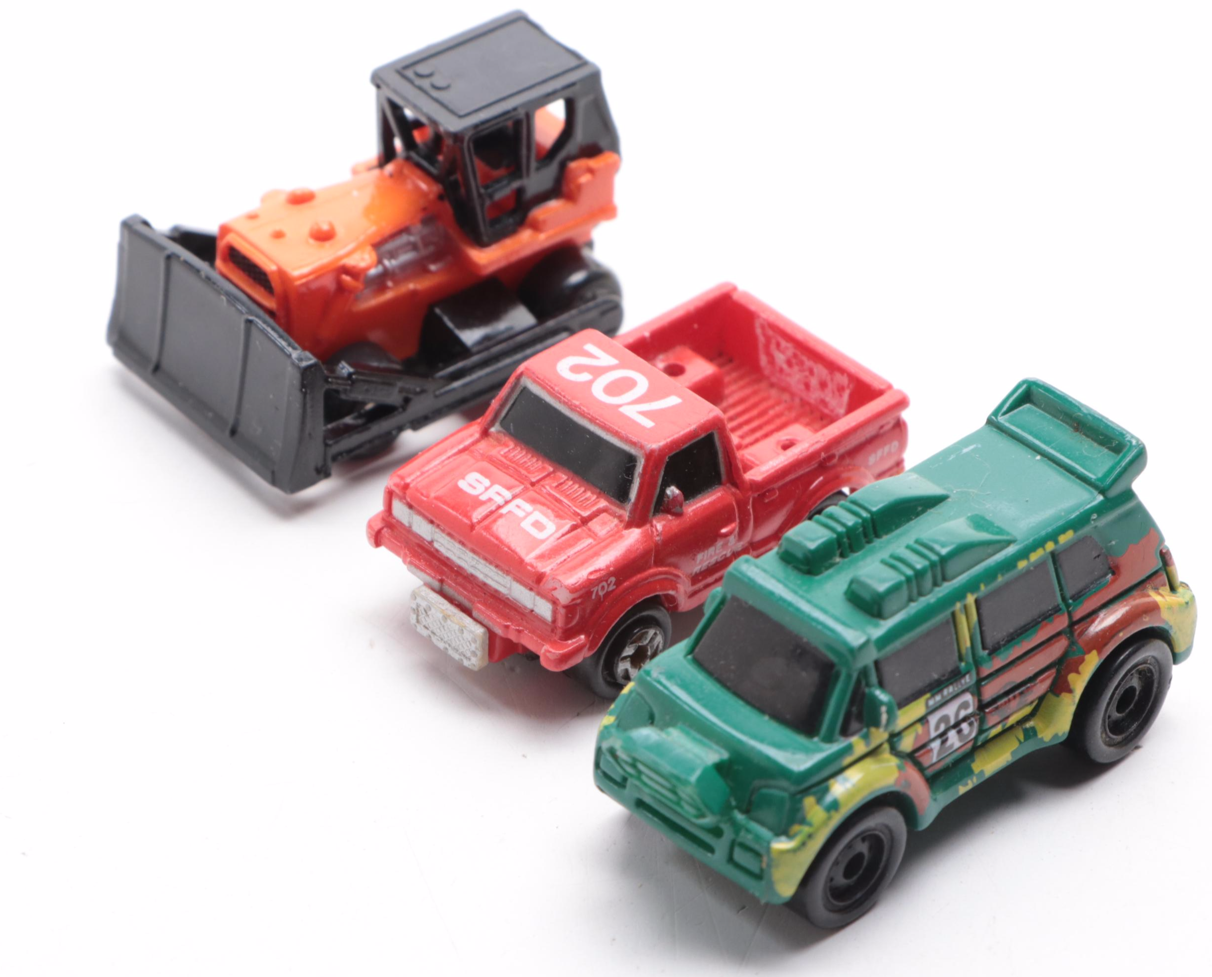 MicroMachines Diecast Toy Cars, Trucks, Planes, Boats, Military Vehicles, 1989