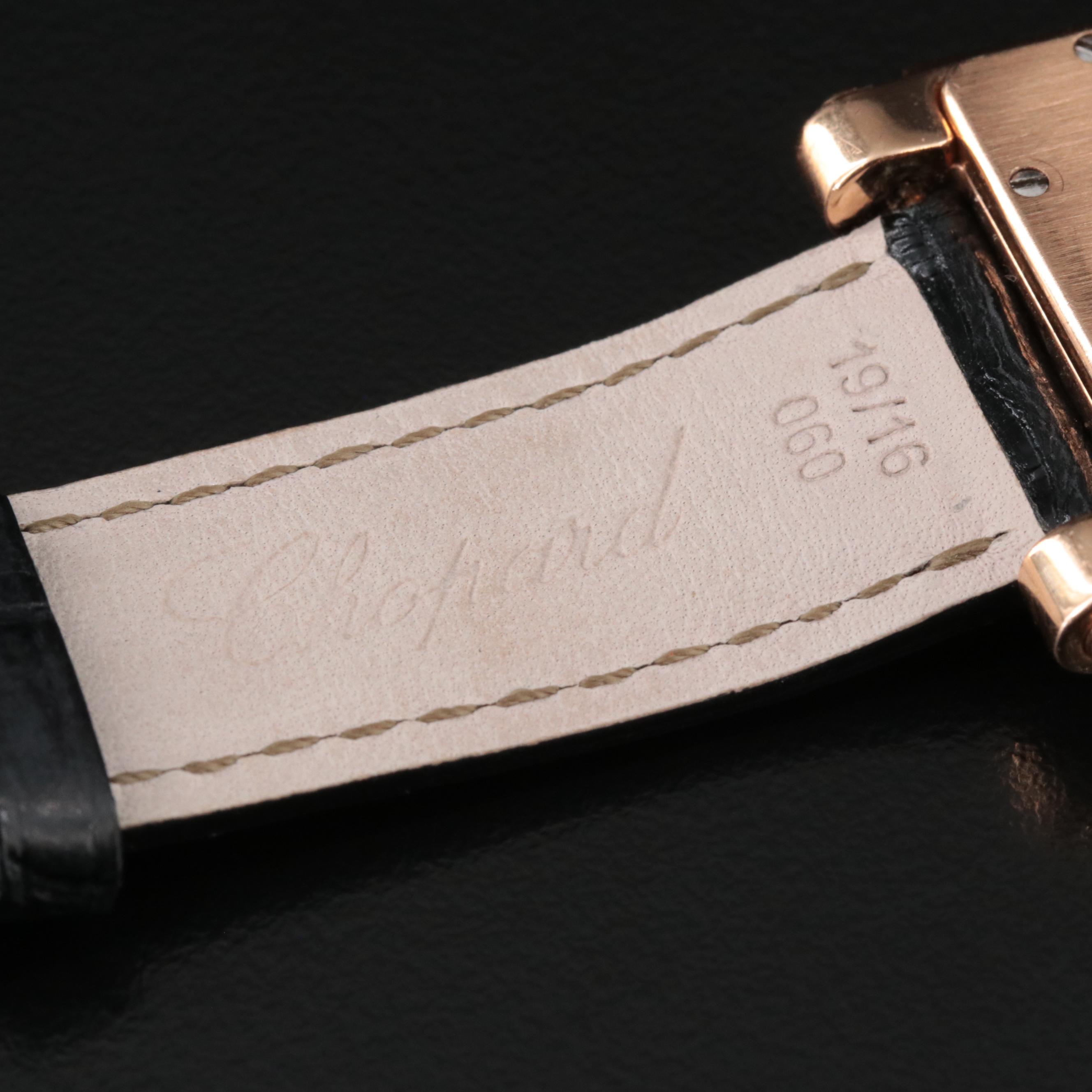 18K Rose Gold Chopard "Happy Sport" Mother-of-Pearl Dial, 1.58 CTW Diamond Watch