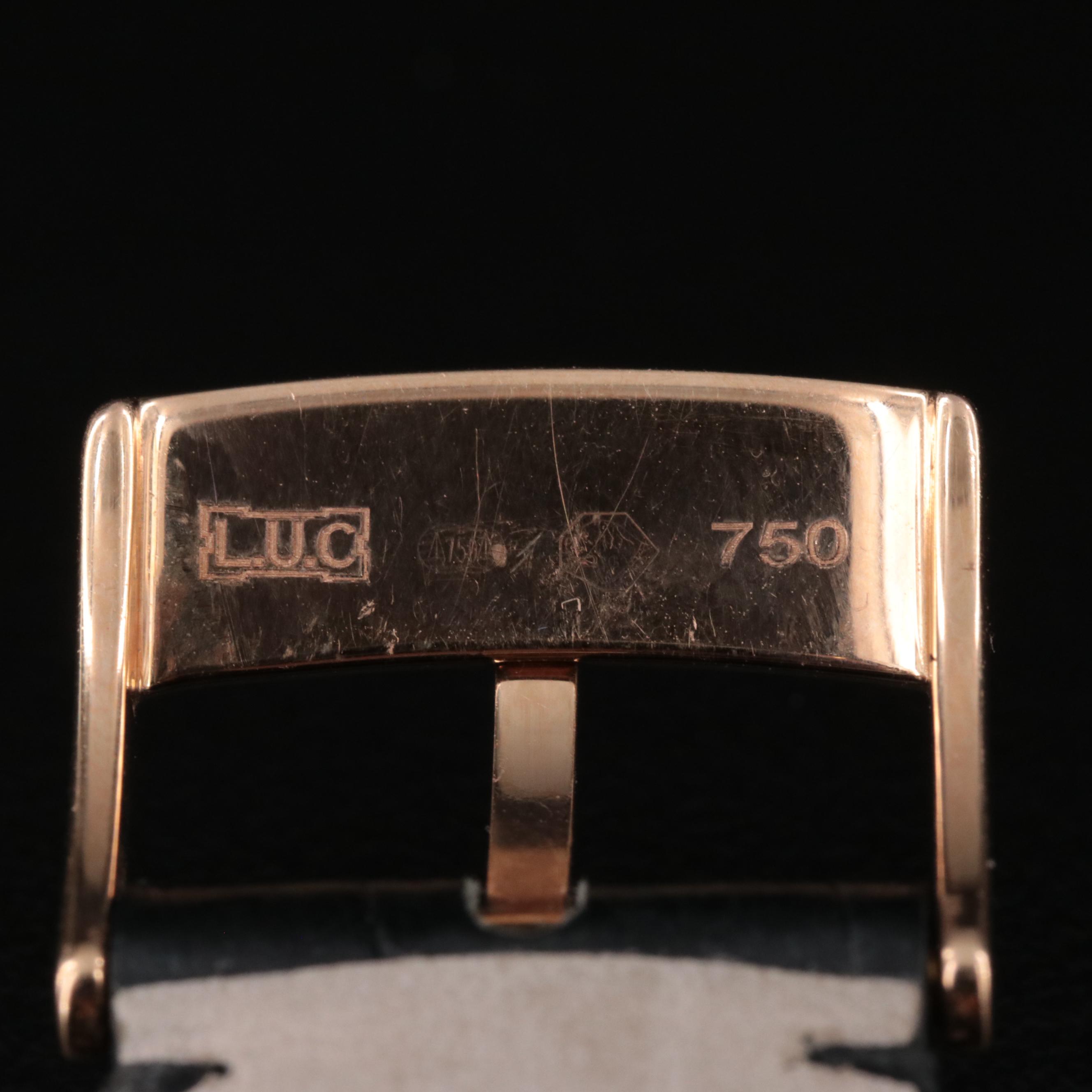 18K Rose Gold Chopard "Happy Sport" Mother-of-Pearl Dial, 1.58 CTW Diamond Watch