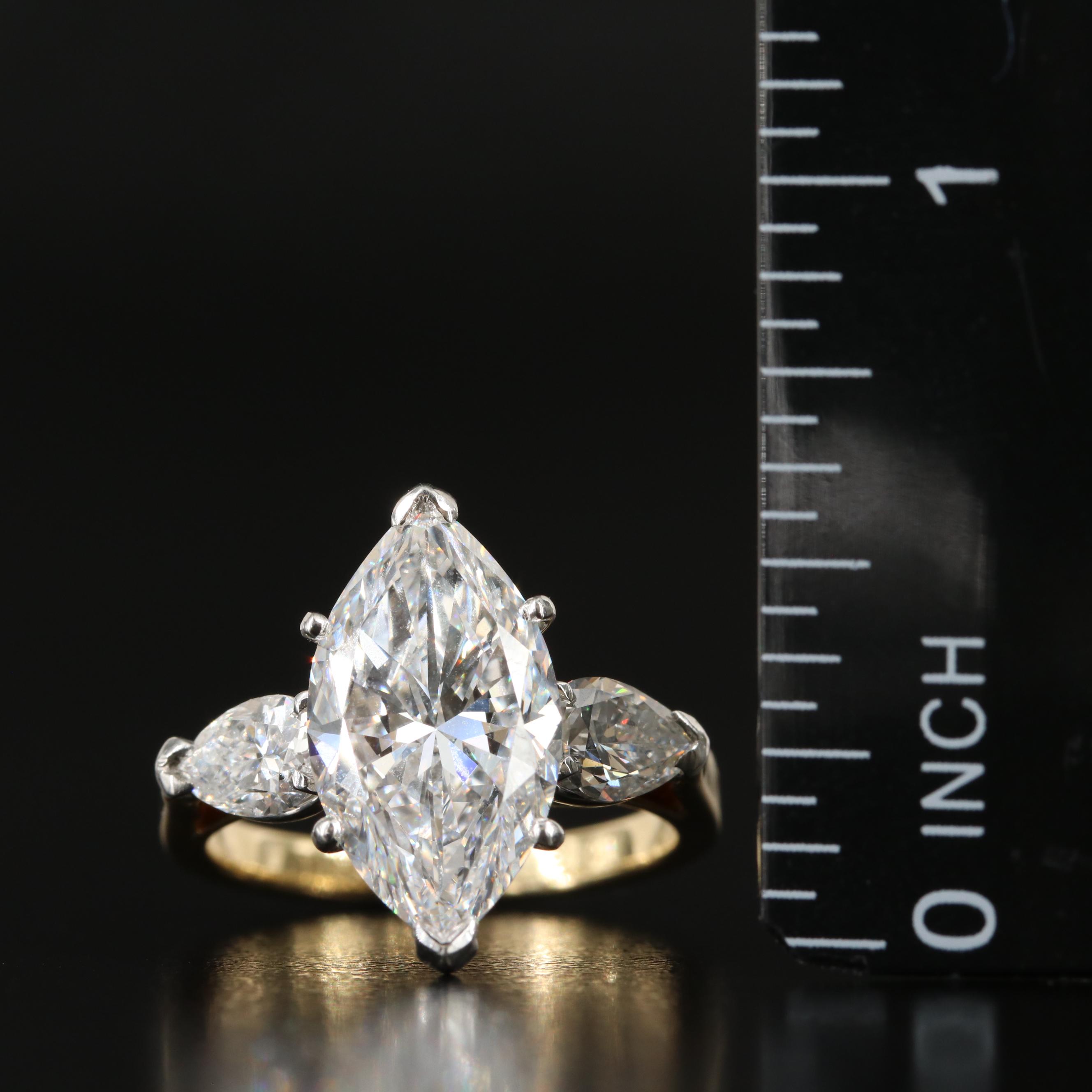 Tiffany & Co. 18K and Platinum 4.98 CTW Diamond Ring with Online GIA Report