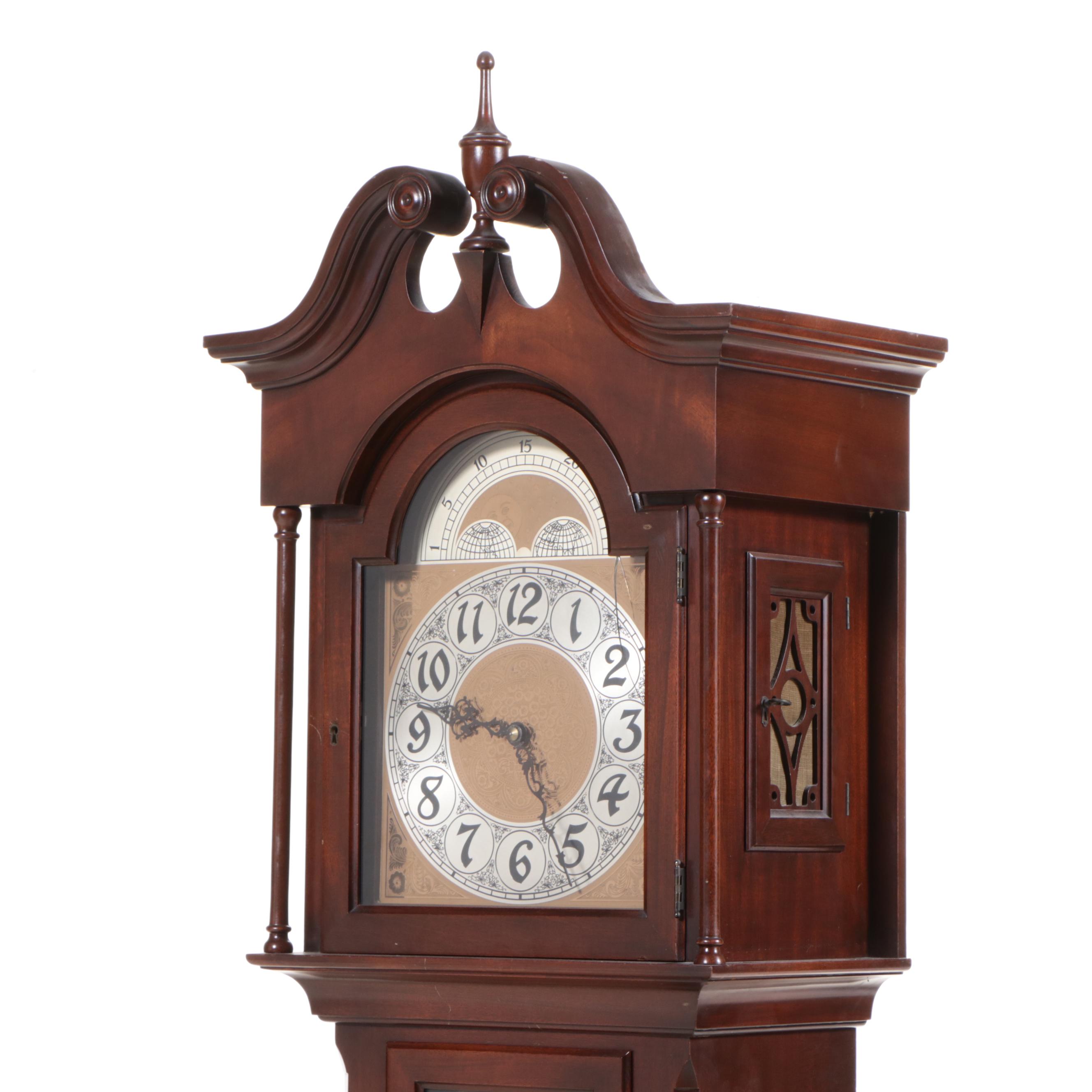 Hanson Clock Mfg. Co. Grandfather Clock, Mid20th Century EBTH