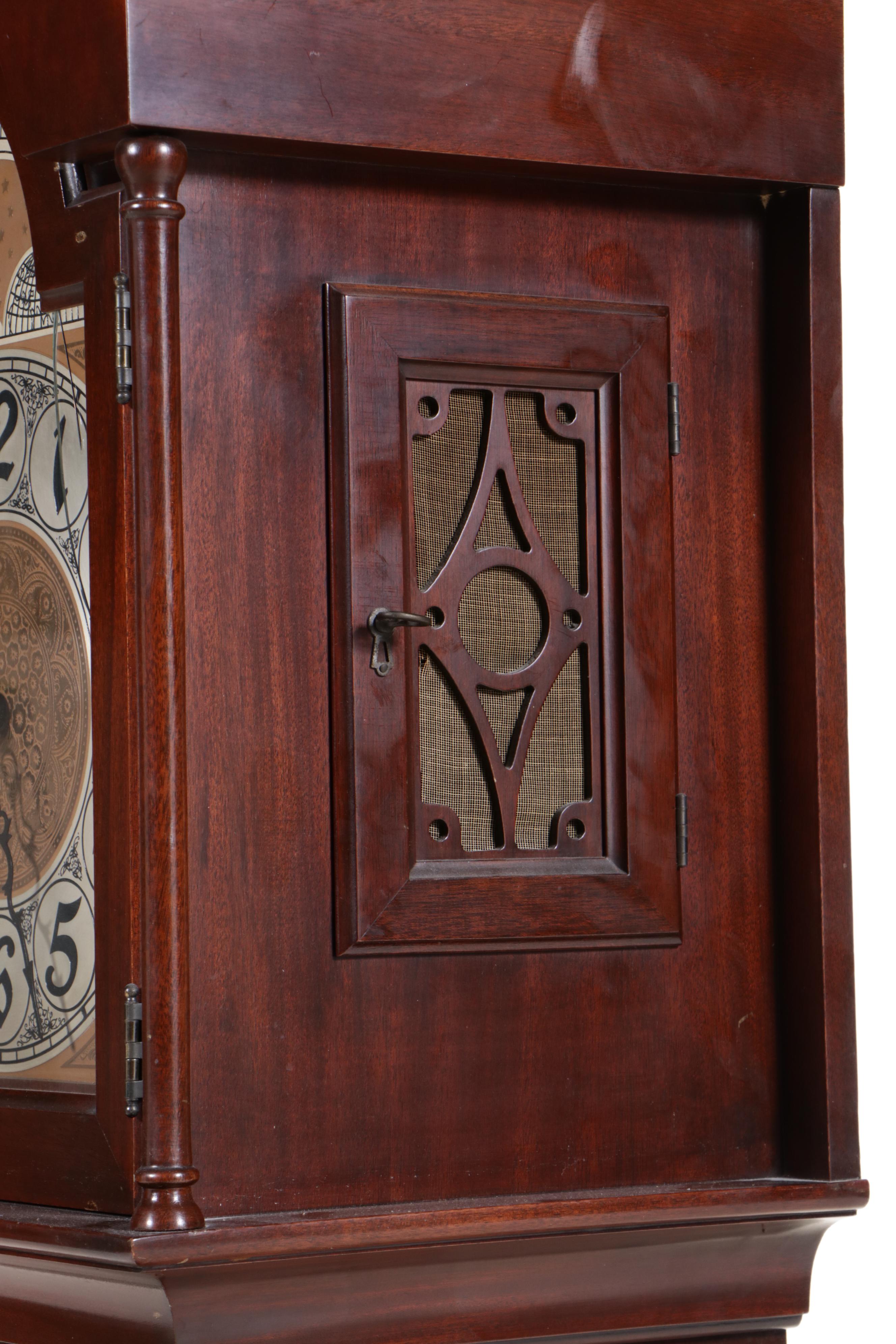 Hanson Clock Mfg. Co. Grandfather Clock, Mid20th Century EBTH