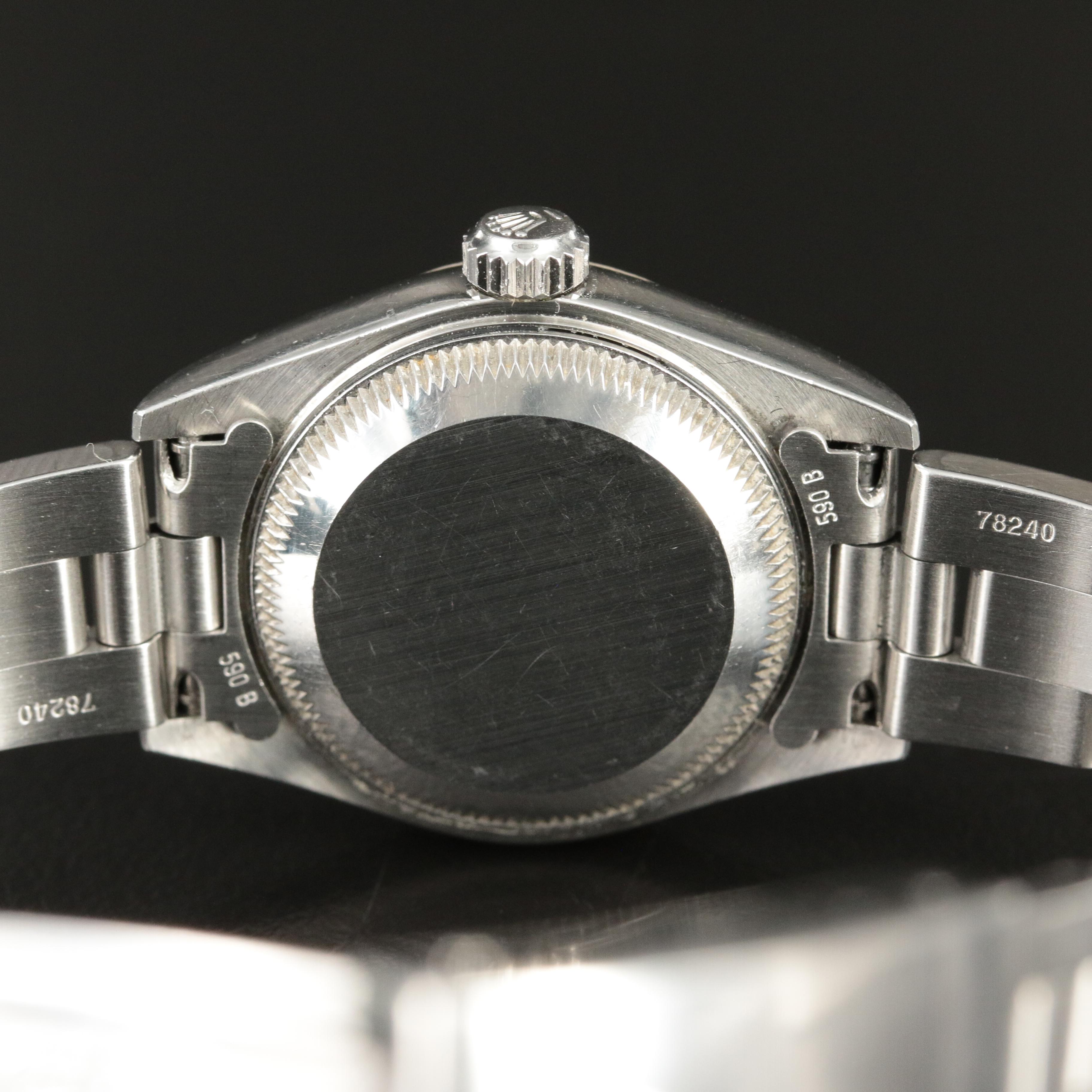 2000 Rolex Blue Roman Dial Datejust Watch