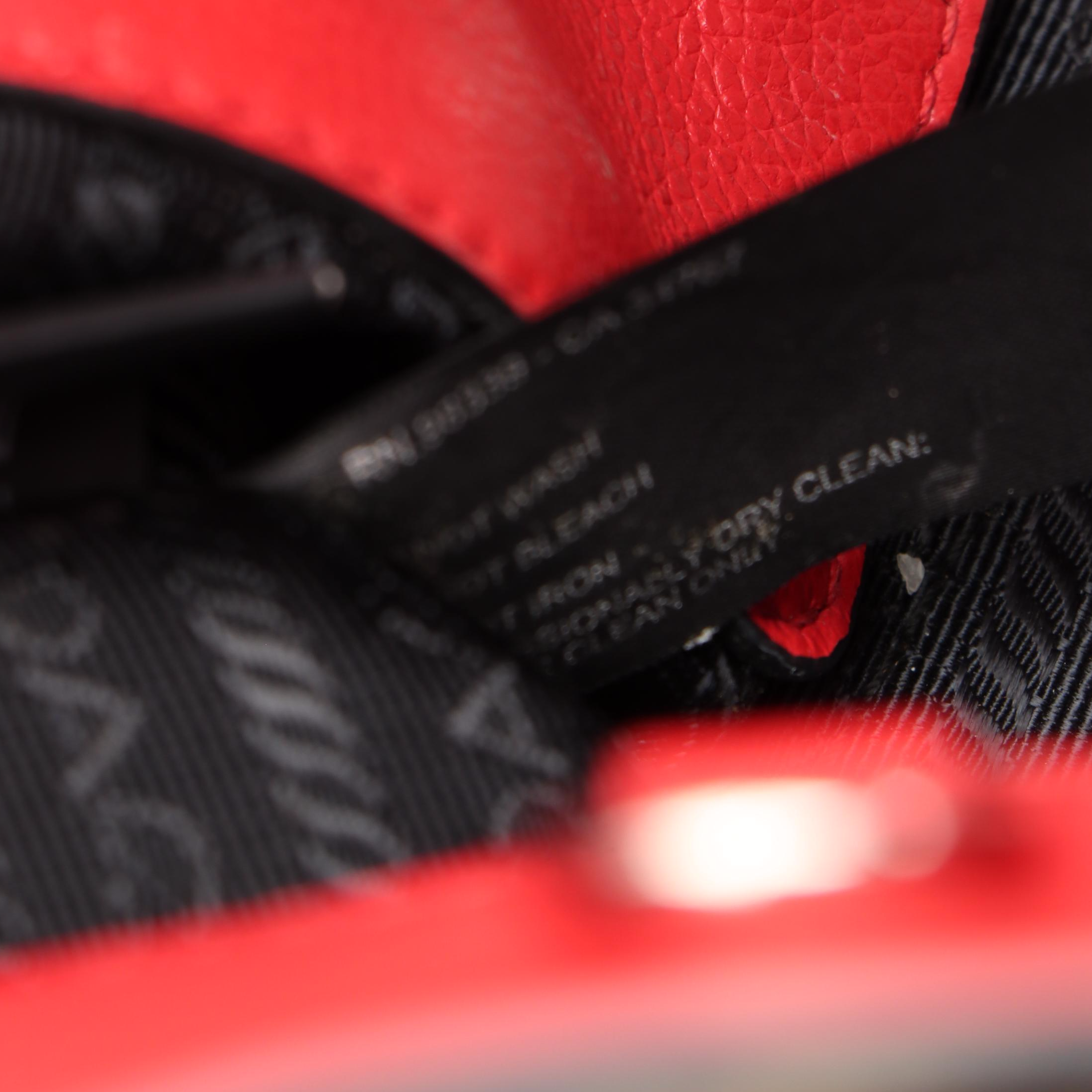 Prada Twin-Pocket Tote in Printed Calfhair and Black Leather