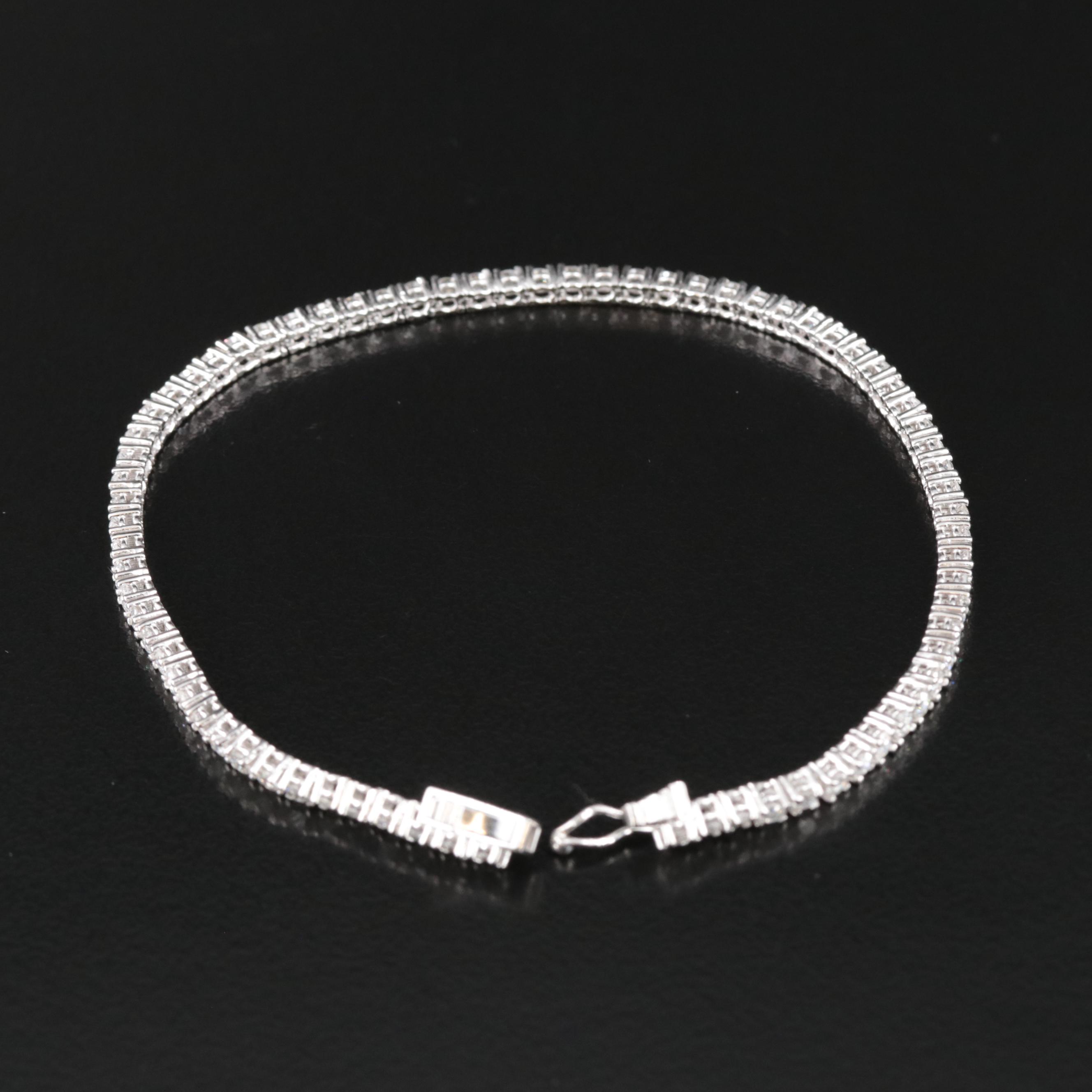 14K 3.60 CTW Diamond Line Bracelet