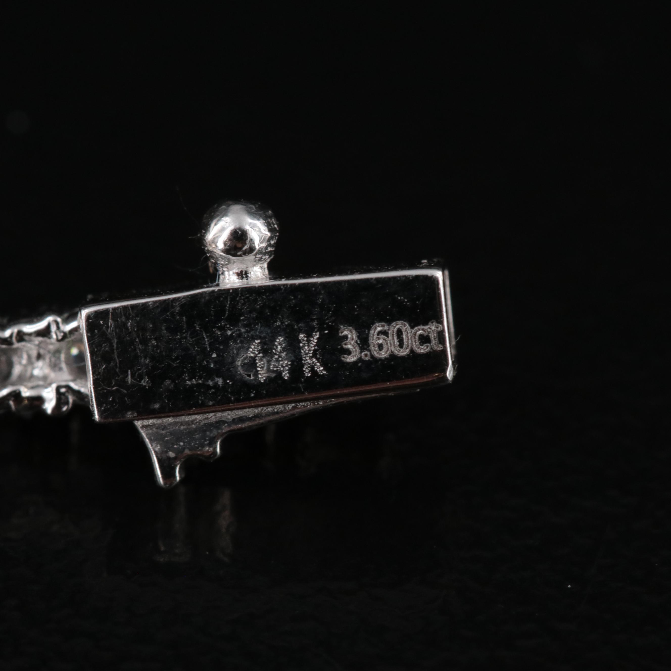 14K 3.60 CTW Diamond Line Bracelet