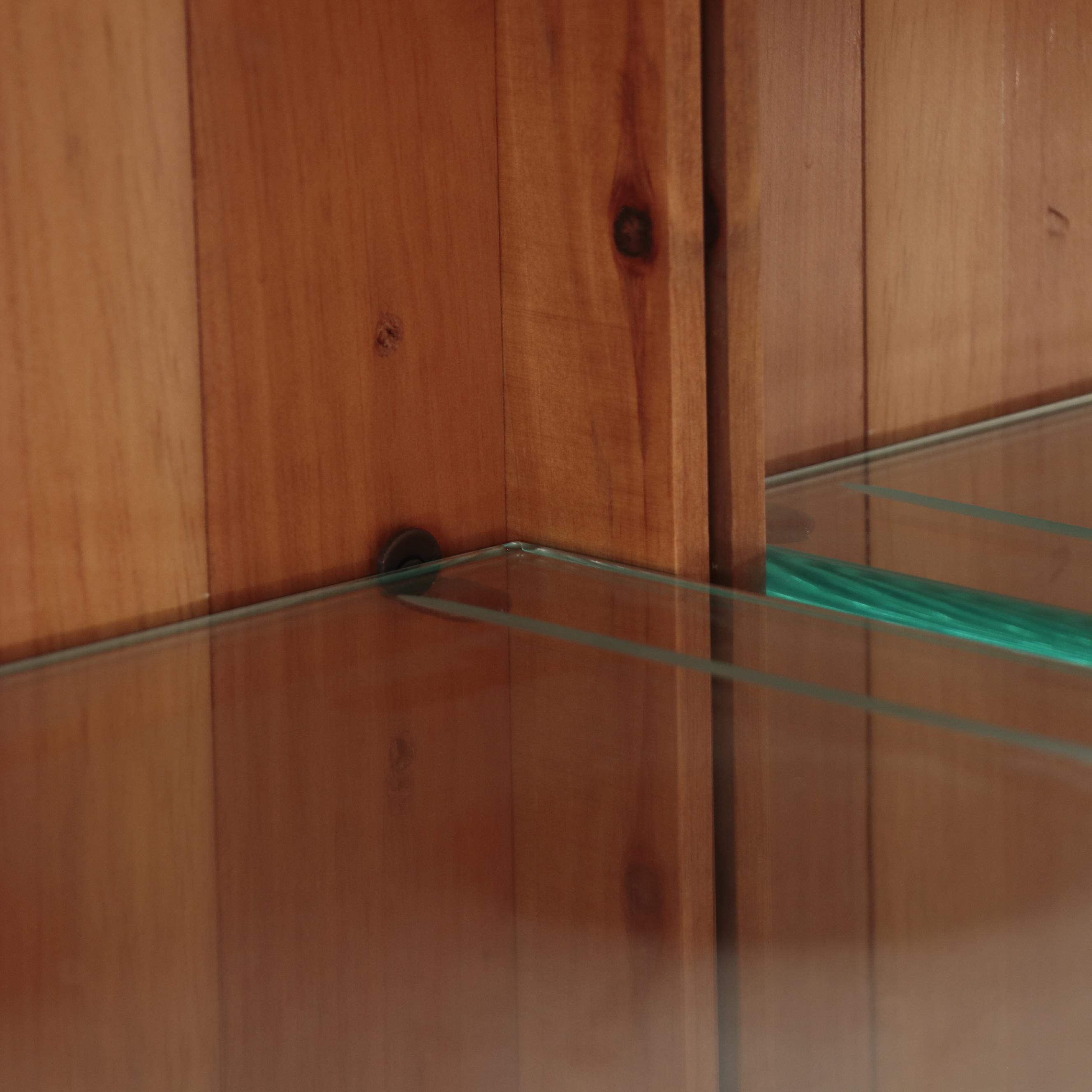 French Provincial Style Pine Bar Cabinet, Late 20th Century