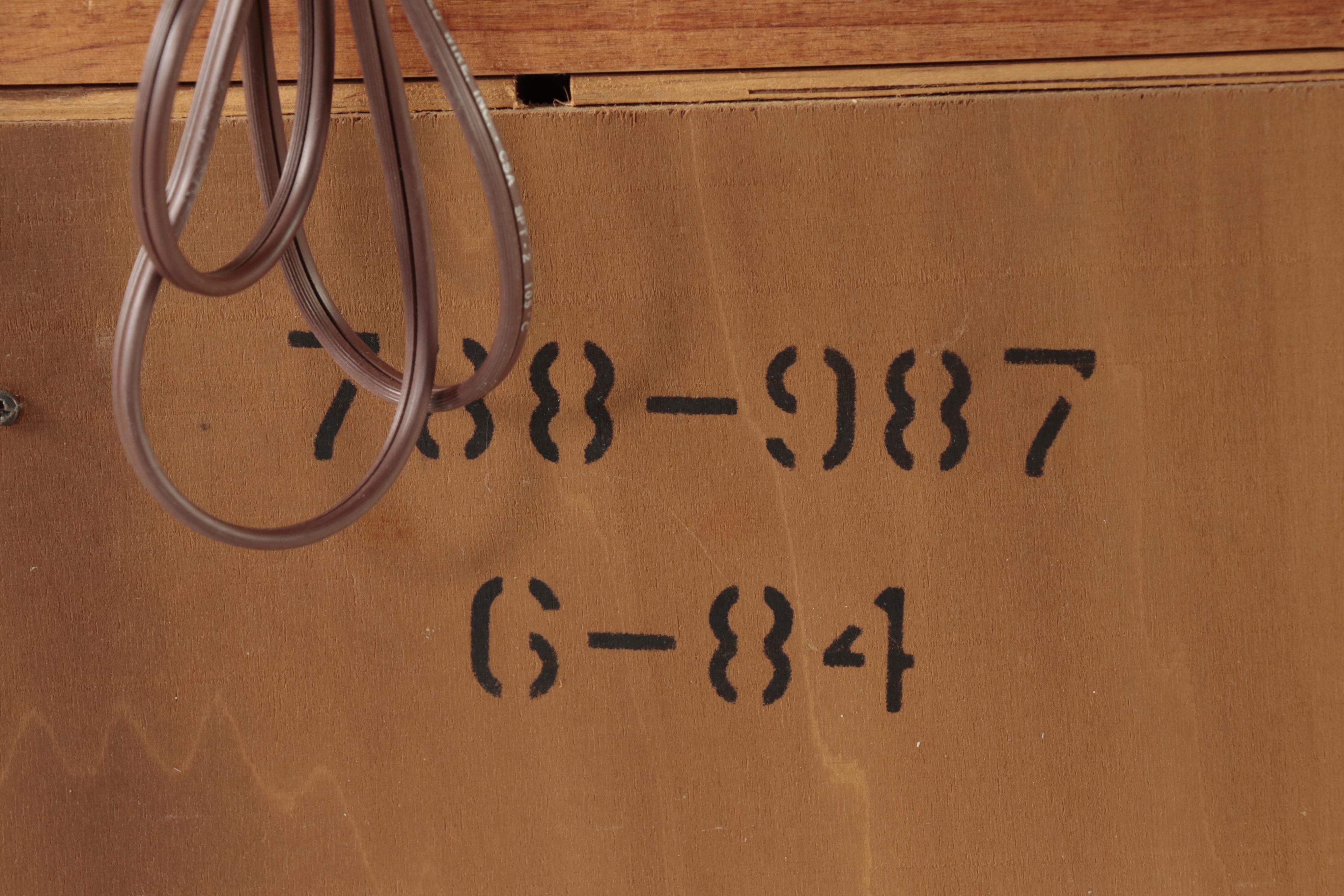 French Provincial Style Pine Bar Cabinet, Late 20th Century