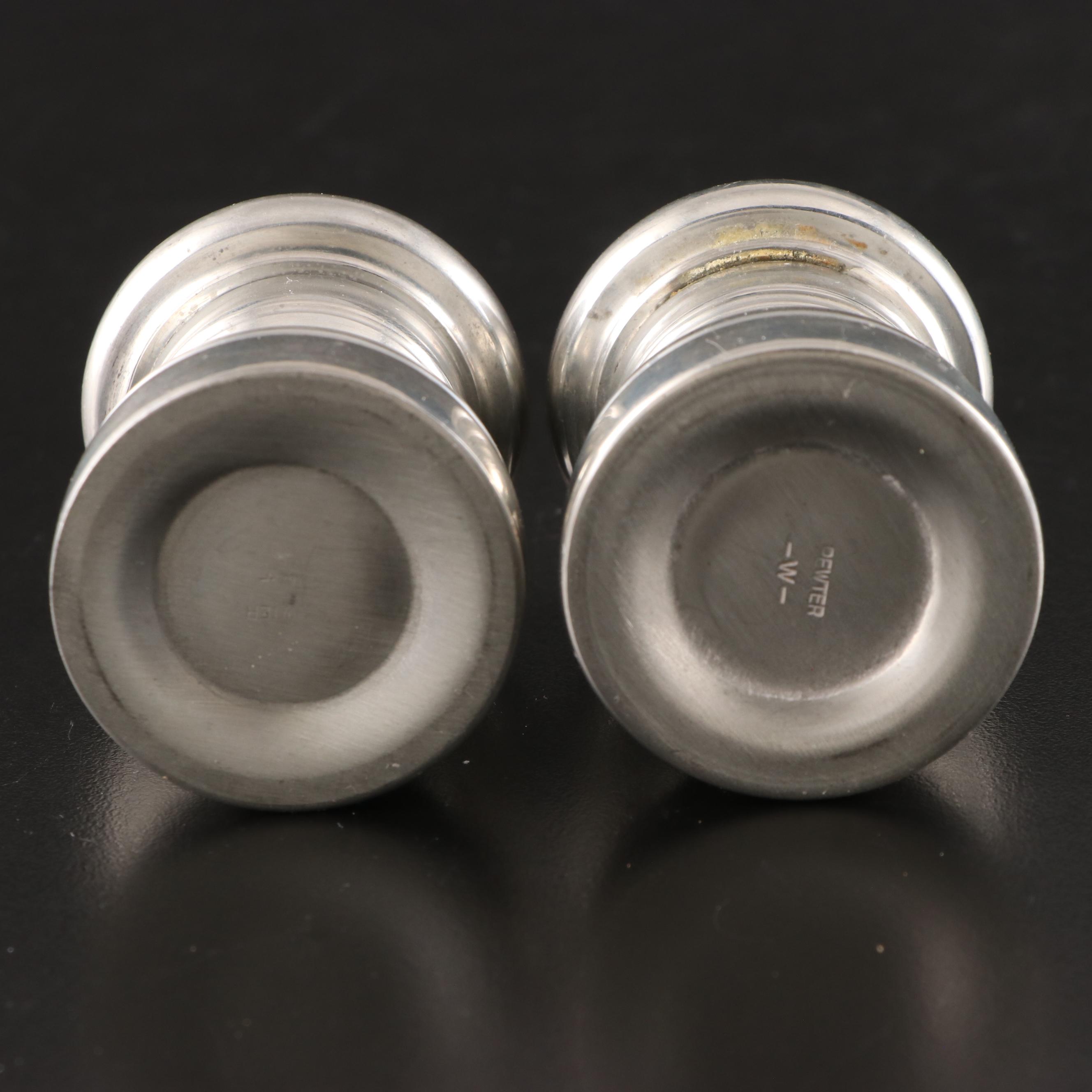 Peugeot Wood Pepper Grinder with Empire Fruit Shaped Pewter Shakers and More