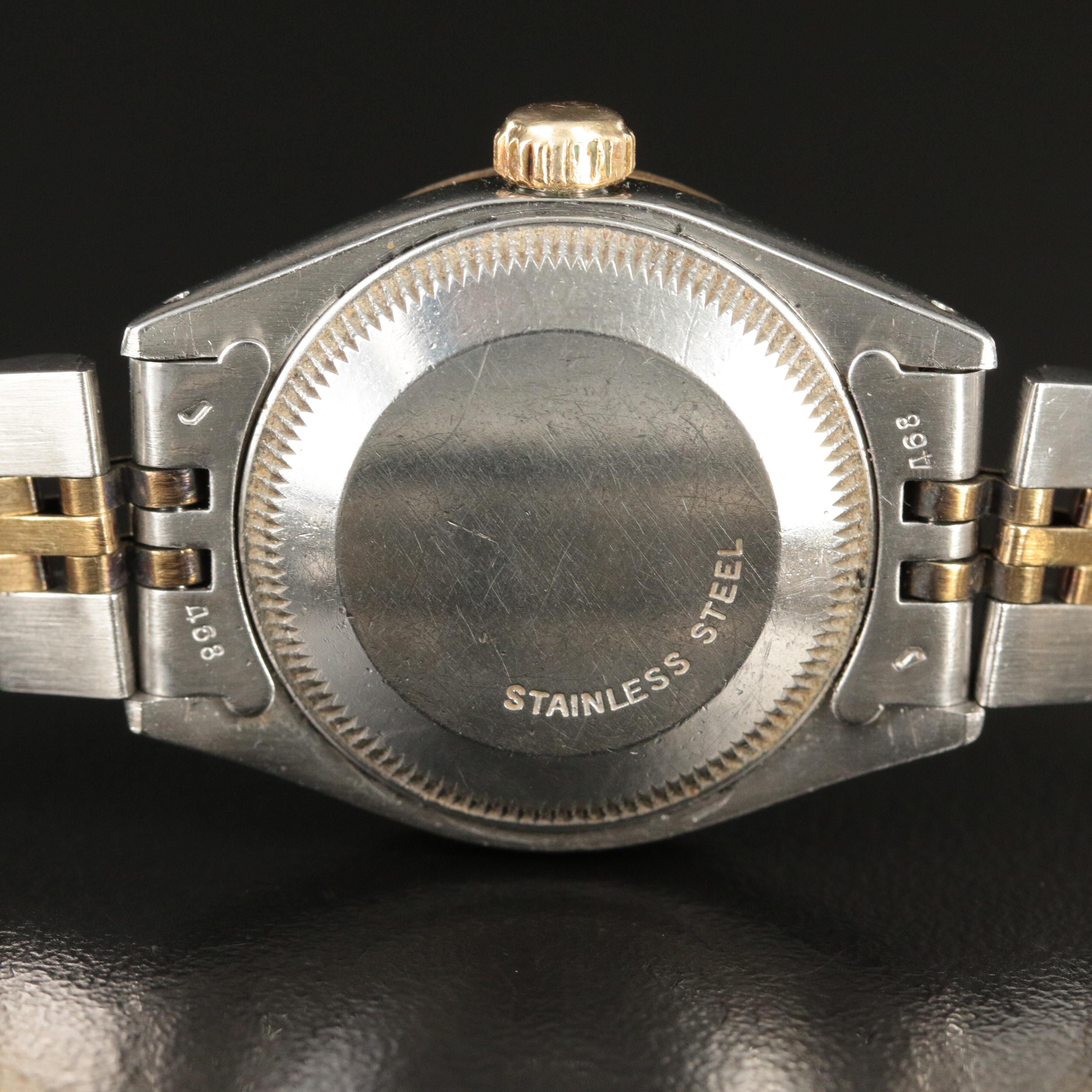 1980 Rolex Custom Diamond Dial and Bezel Date Watch
