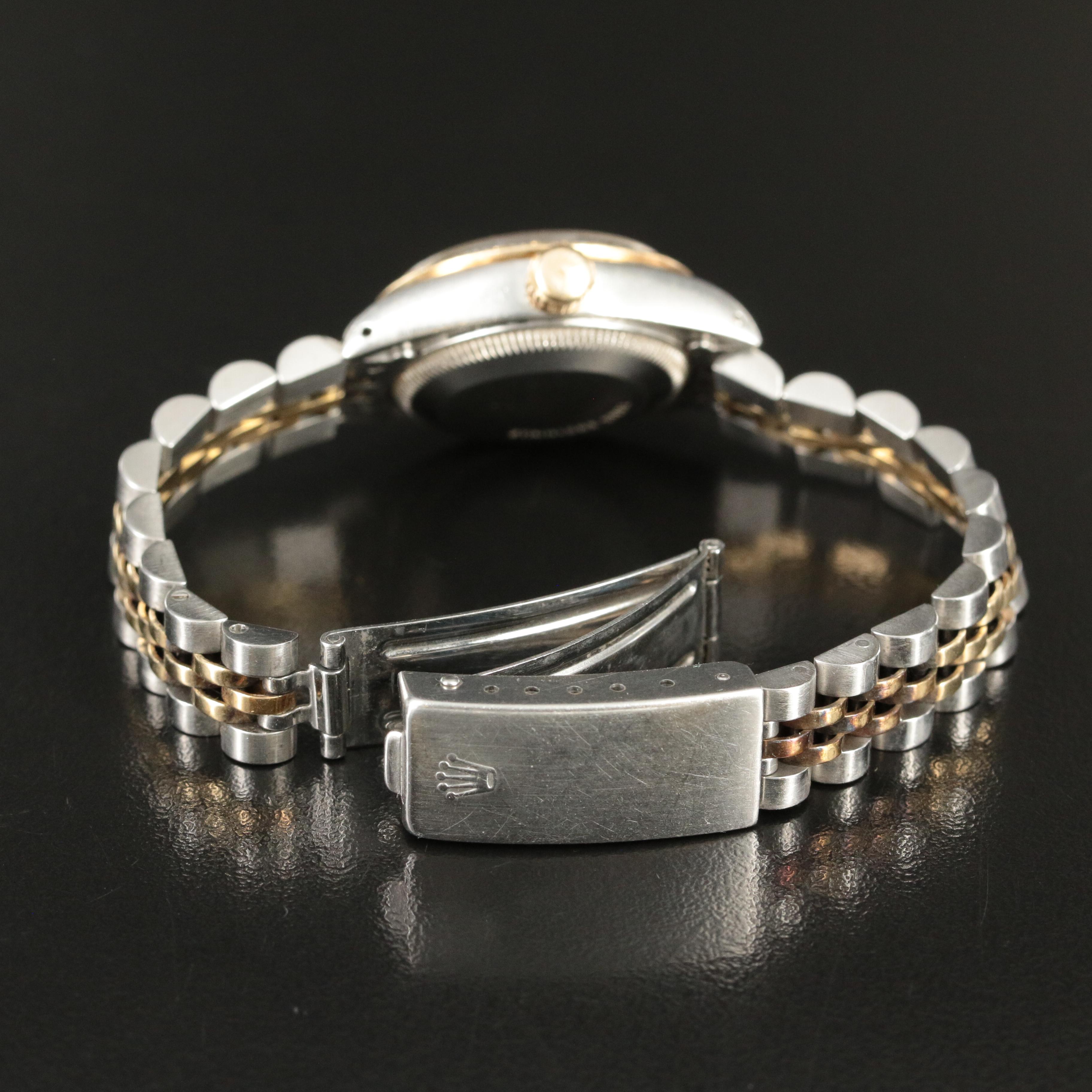 1980 Rolex Custom Diamond Dial and Bezel Date Watch