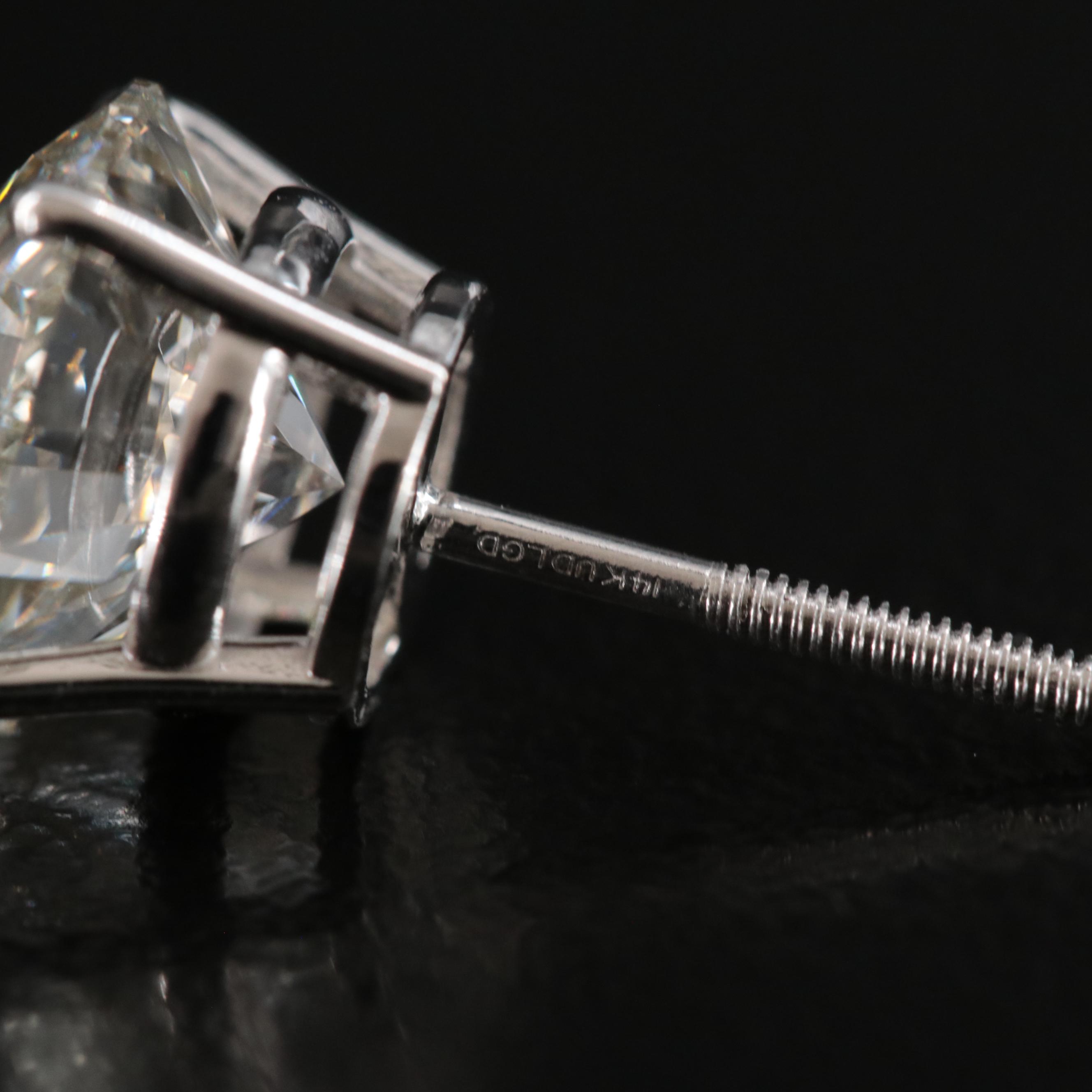 14K 5.44 CTW Lab Grown Diamond Stud Earrings