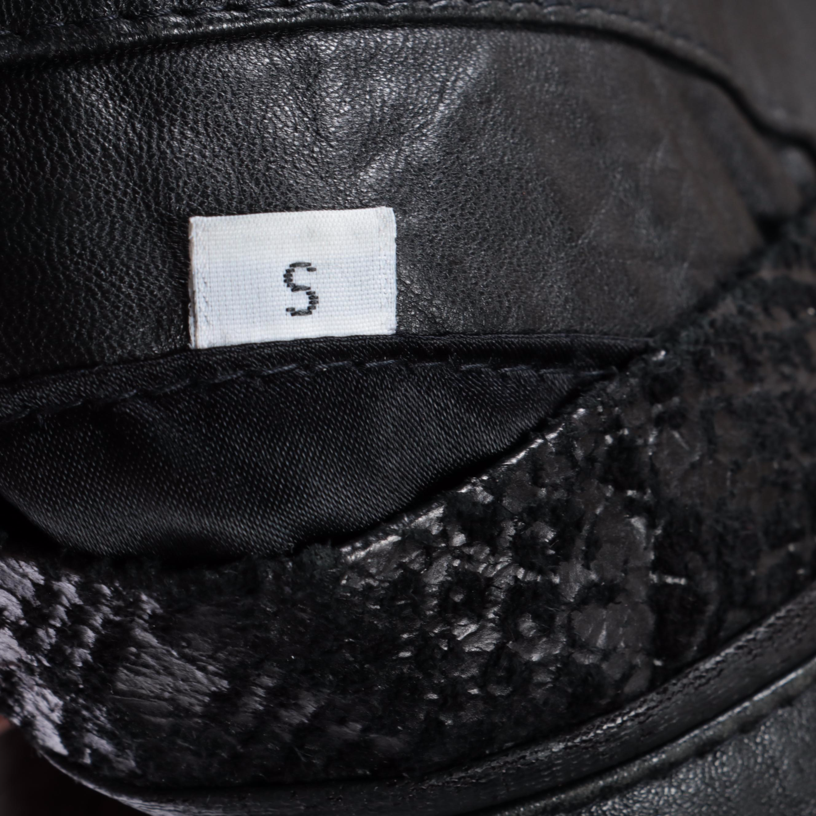 J. Percy for Marvin Richards Dyed Fox and Sheared Beaver Fur and Leather Coat