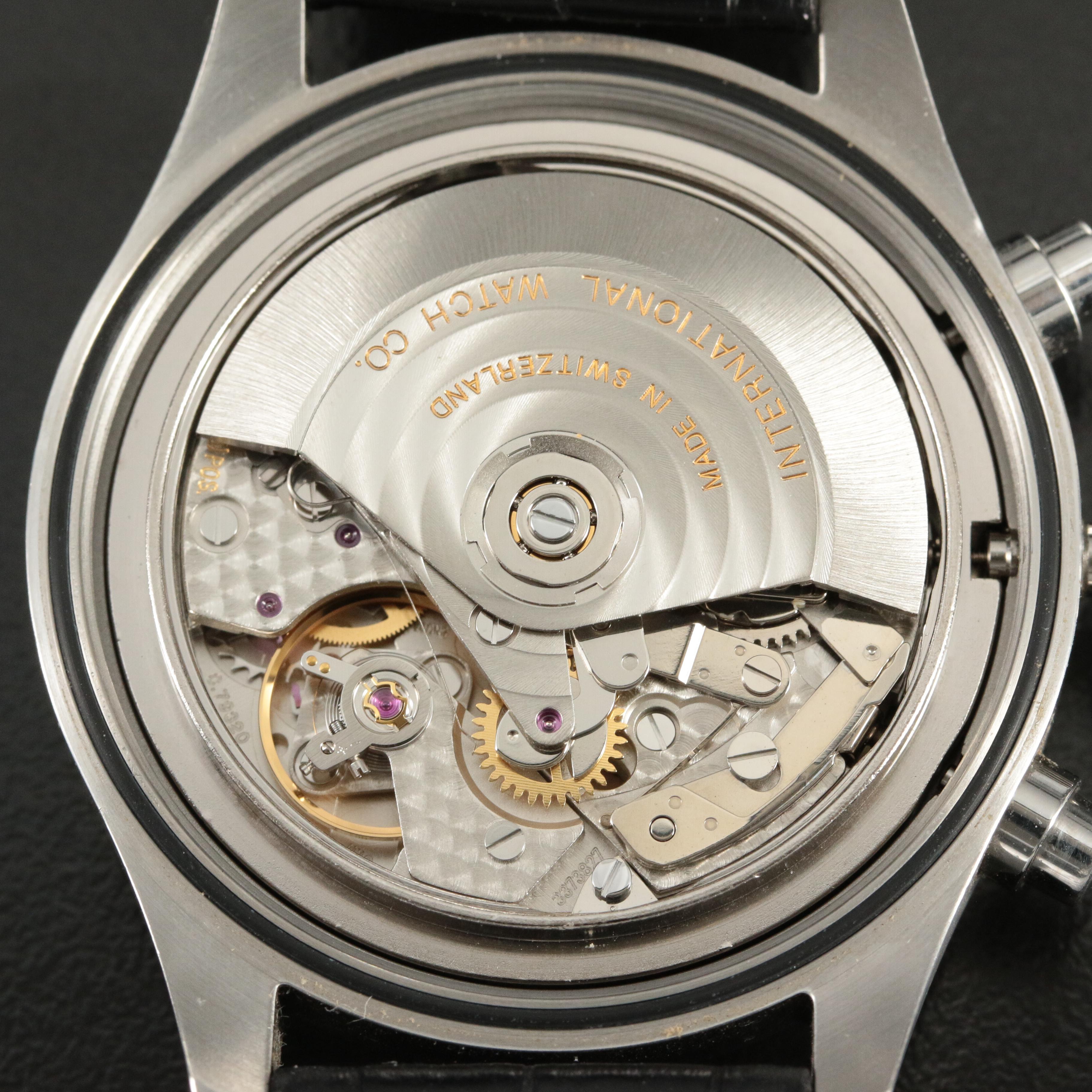 IWC Spitfire Pilot Chronograph Day-Date 42MM Steel Automatic Watch