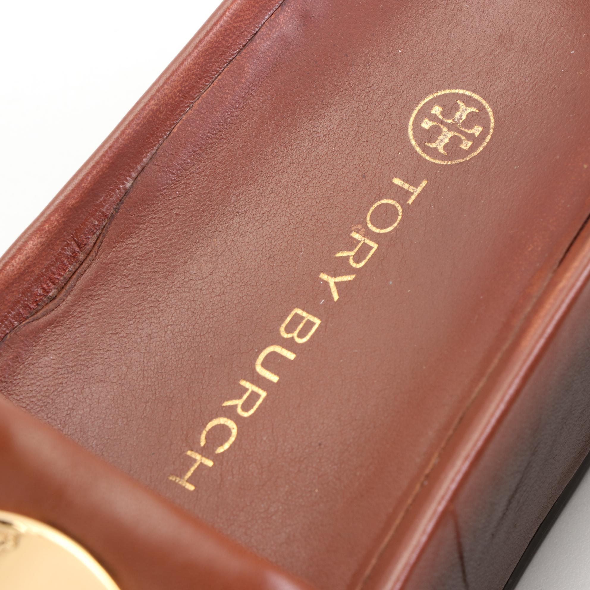 Stella McCartney Web Strap Belt with Tory Burch Vail and Patos Slide Sandals