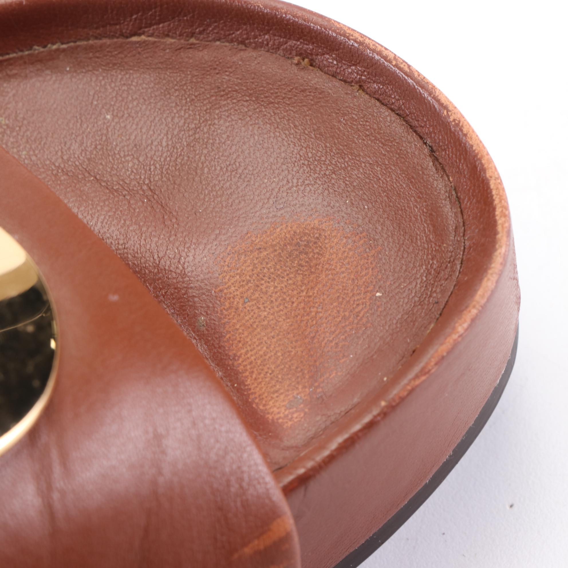 Stella McCartney Web Strap Belt with Tory Burch Vail and Patos Slide Sandals