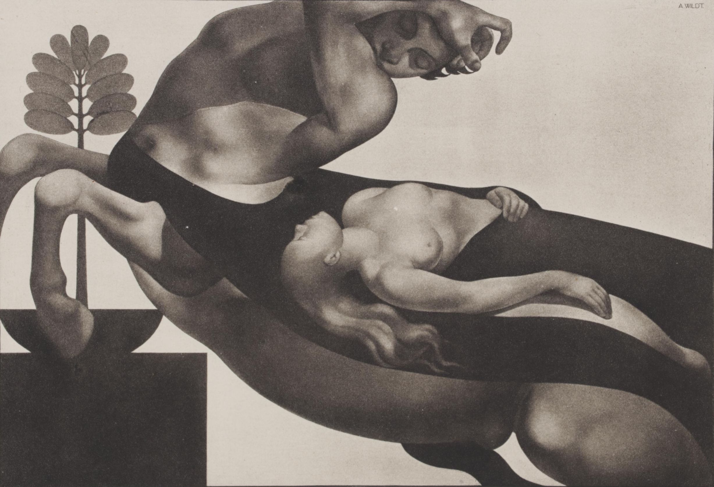 Aldolfo Wildt Photogravure "Deorum Aetas," 1926