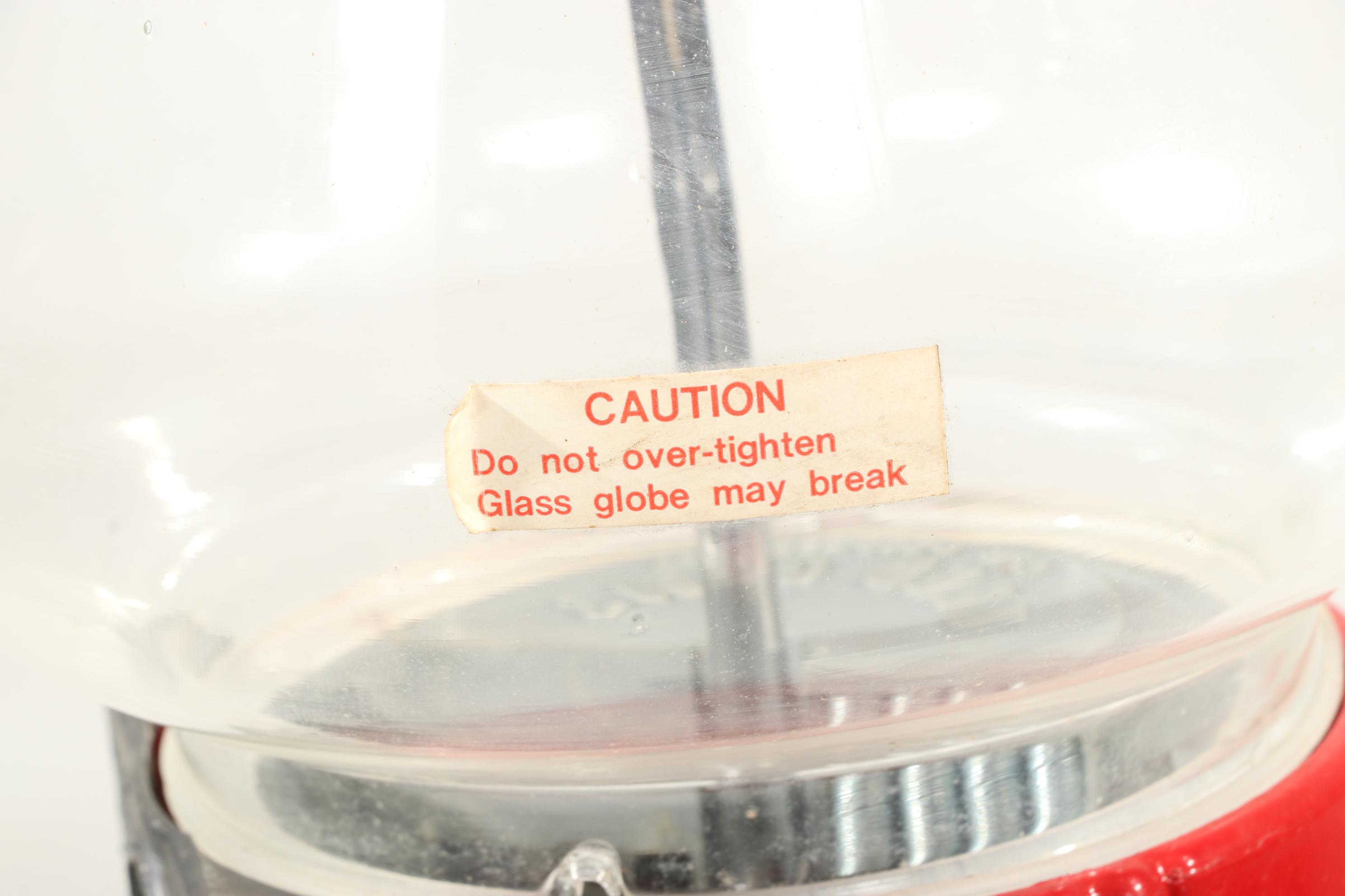 Leaf Inc. Carousel Cast Iron and Glass Gumball Machine on Stand