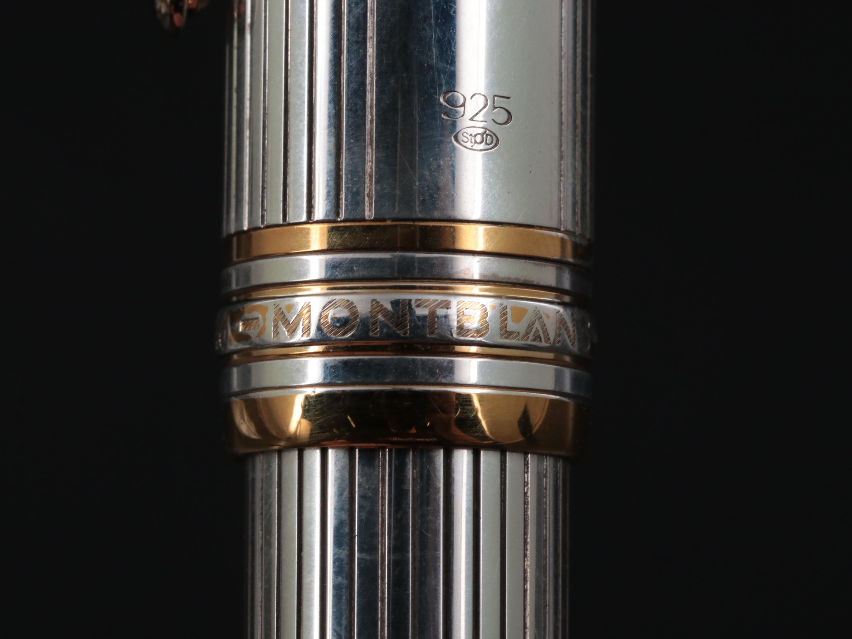 Montblanc Meisterstuck No.146 Sterling Silver Fountain Pen with 18K Nib