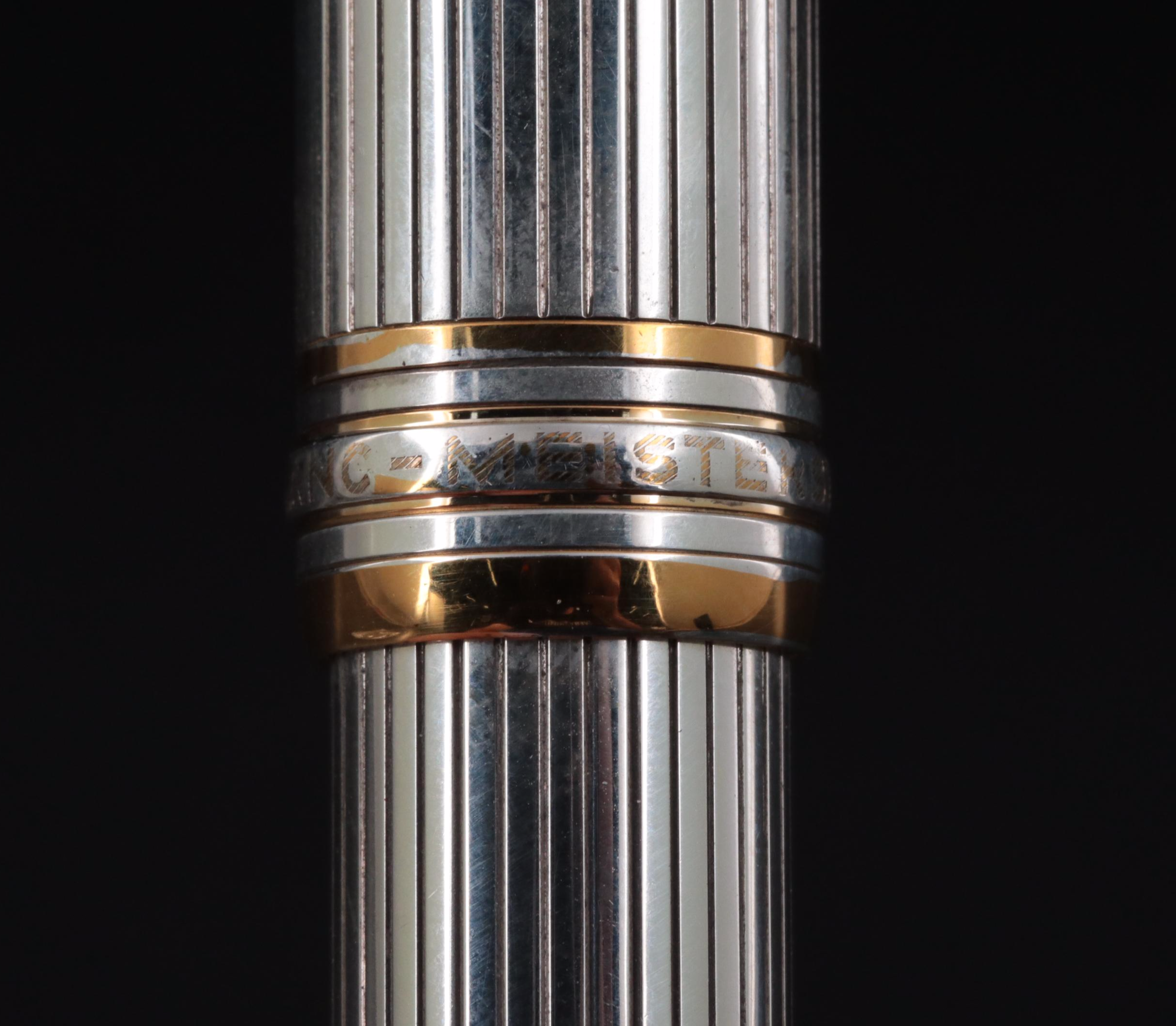 Montblanc Meisterstuck No.146 Sterling Silver Fountain Pen with 18K Nib