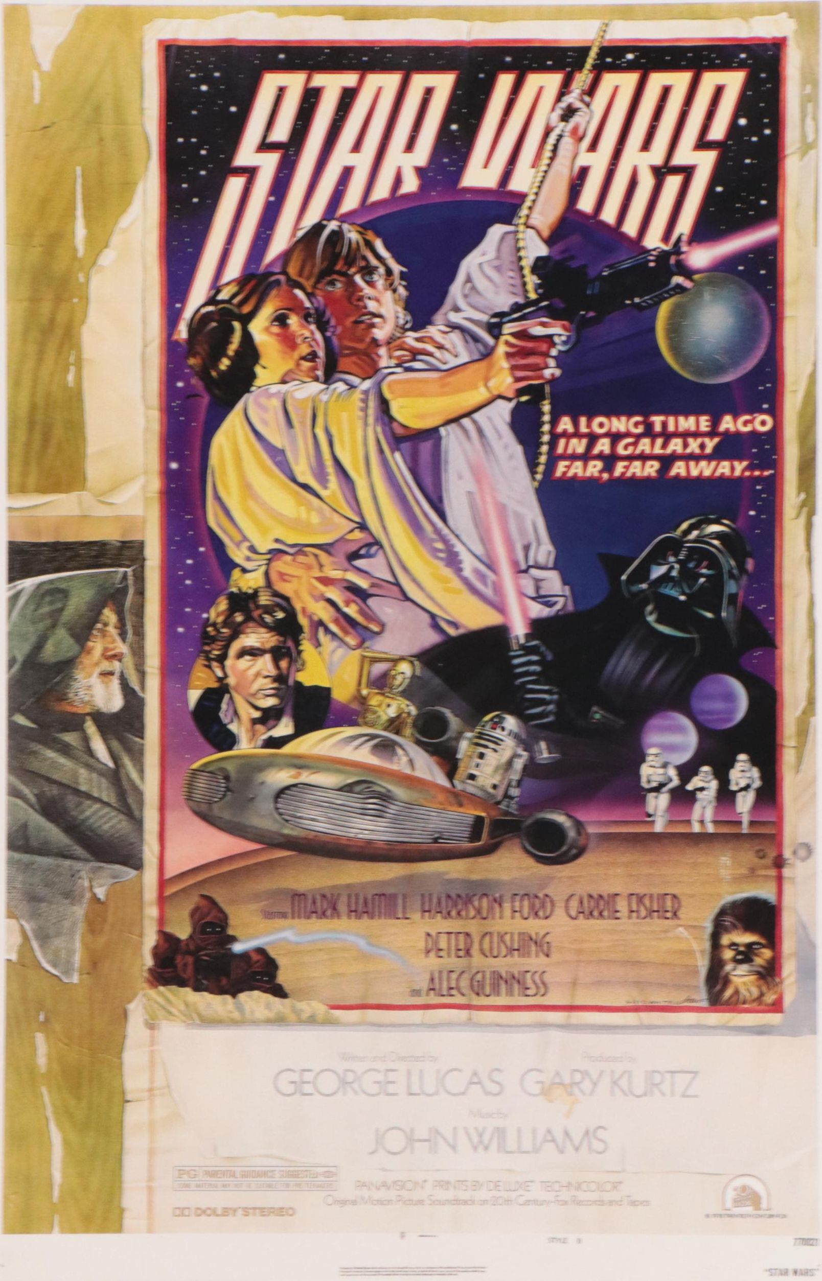 "Star Wars" Giclée Poster After Drew Struzan and Charles White III, 1978