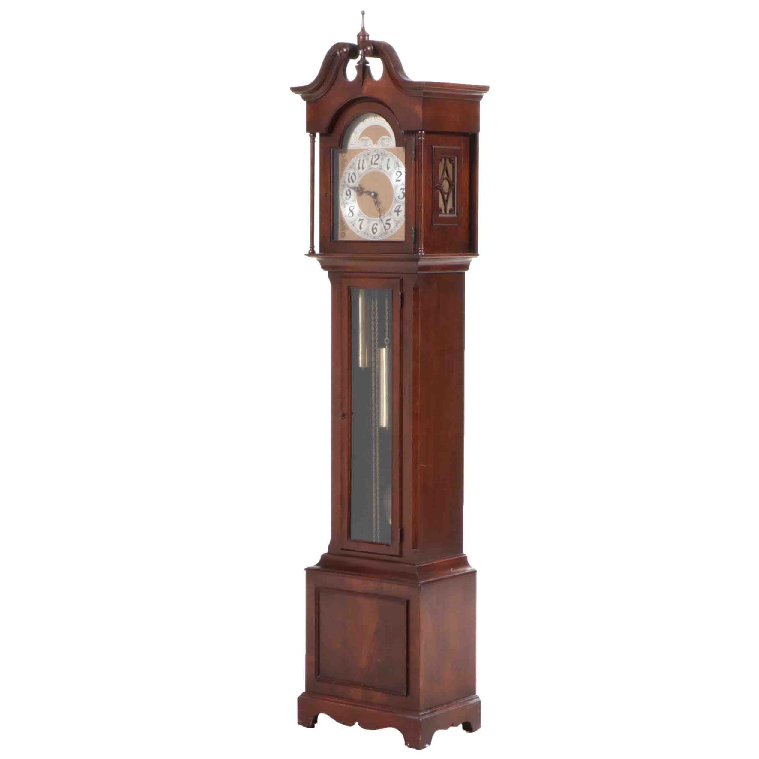 Hanson Clock Mfg. Co. Grandfather Clock, Mid20th Century EBTH