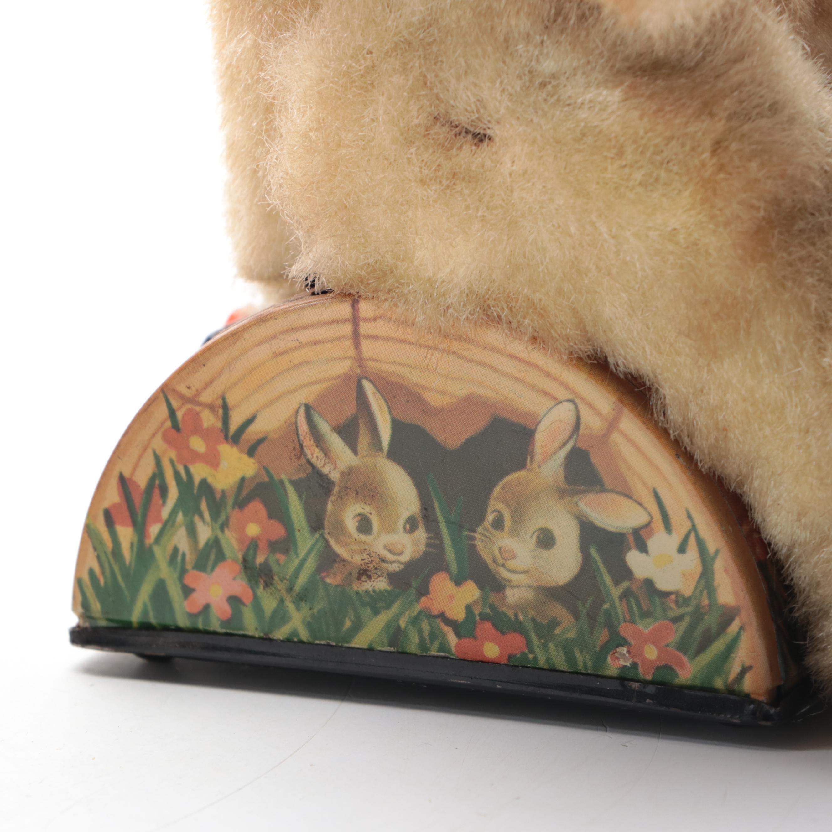 C.K. Japanese Cymbal Banging Monkey Toy with Rabbit and Other Wind-Up Toys