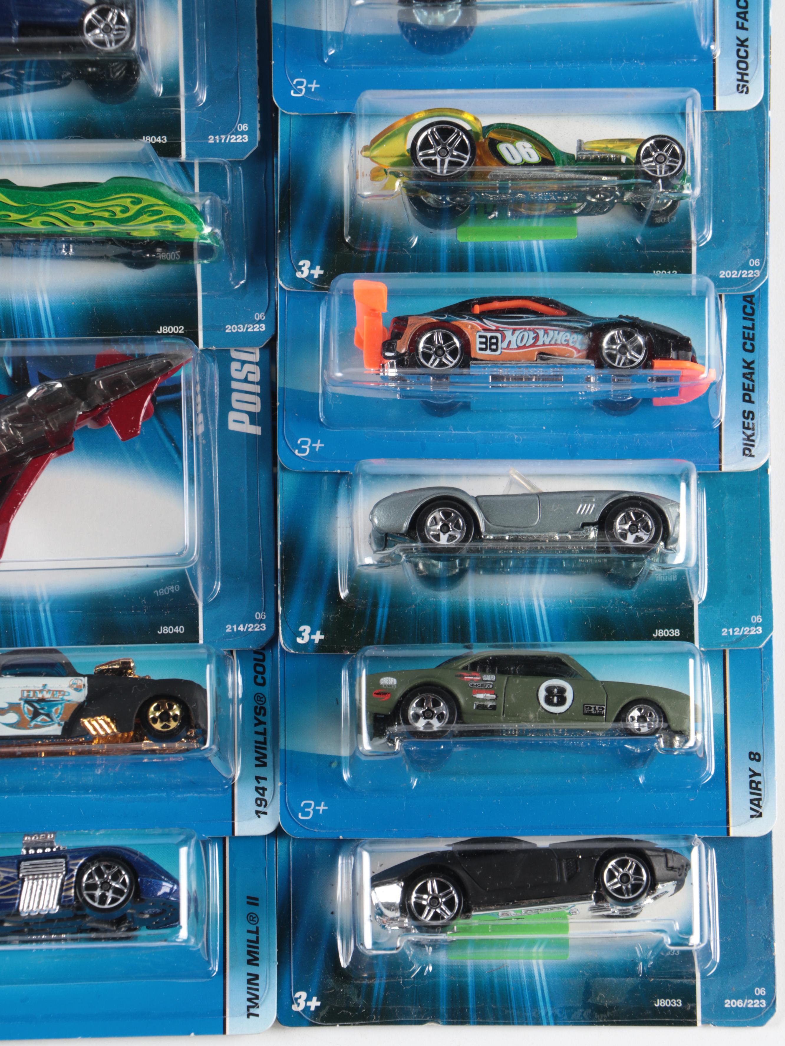 Hot Wheels Spy Force and WWE Series with Other Hot Wheels Diecast Cars