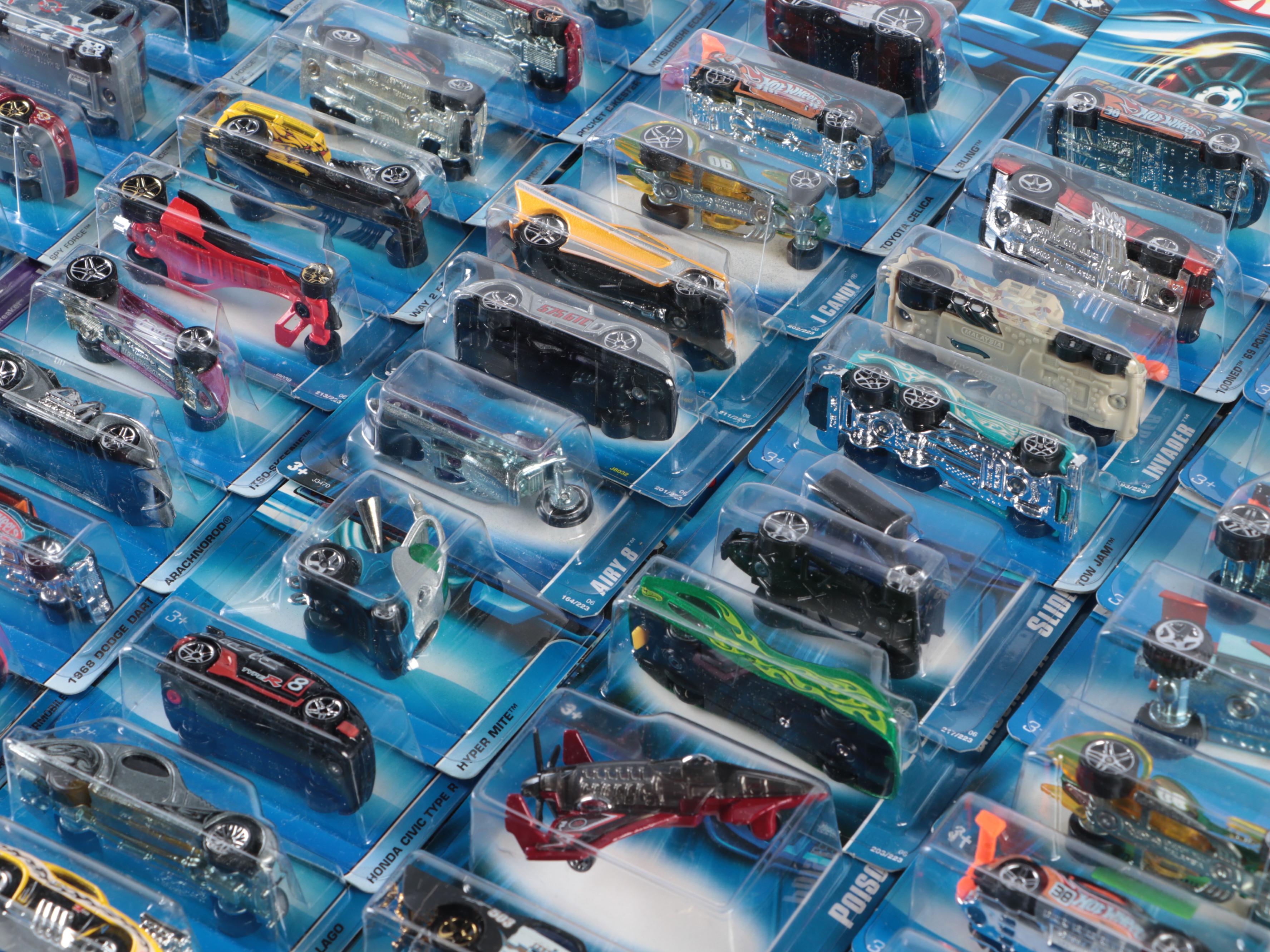 Hot Wheels Spy Force and WWE Series with Other Hot Wheels Diecast Cars