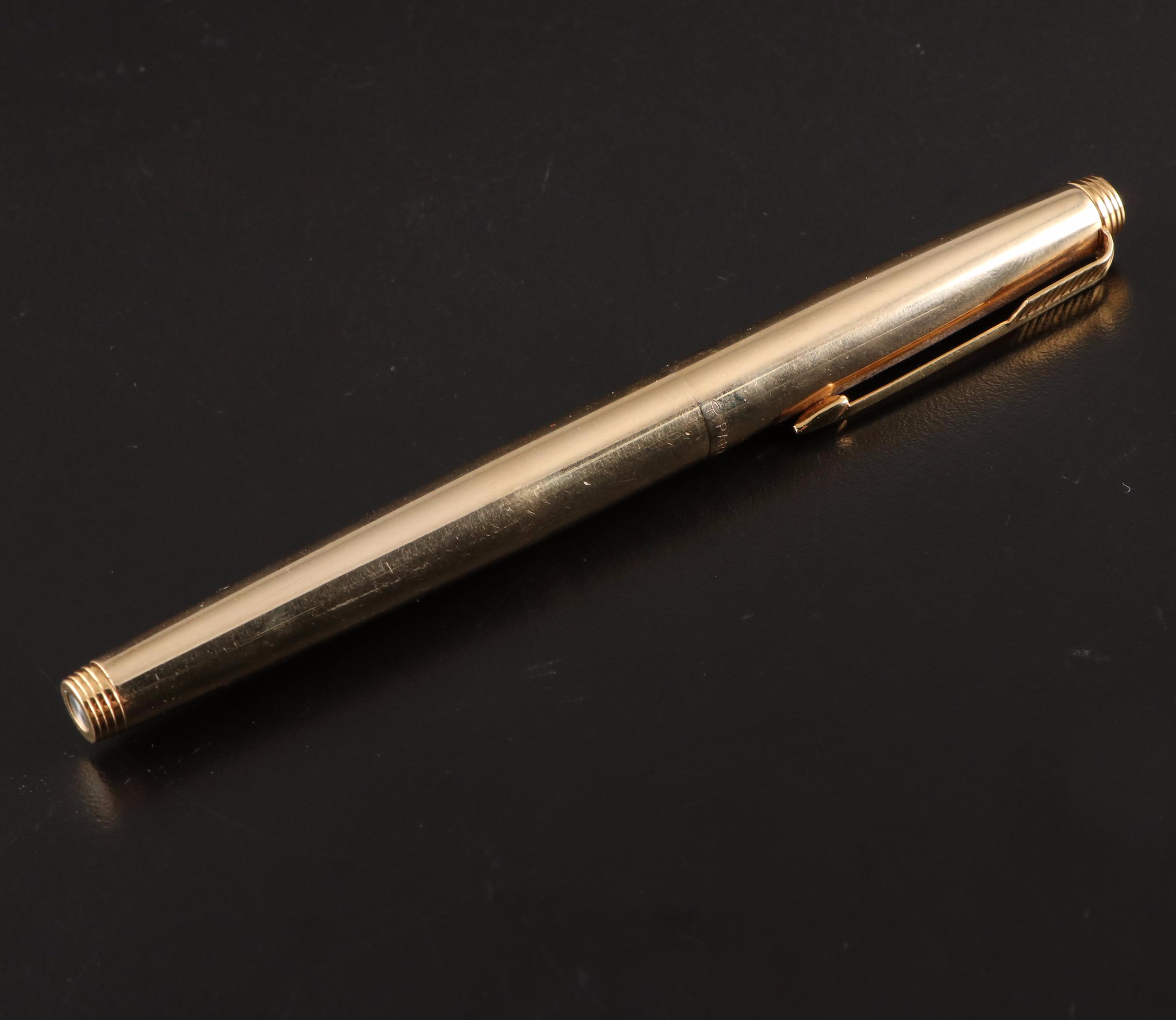 Parker 14K Gold Fountain Pen and More