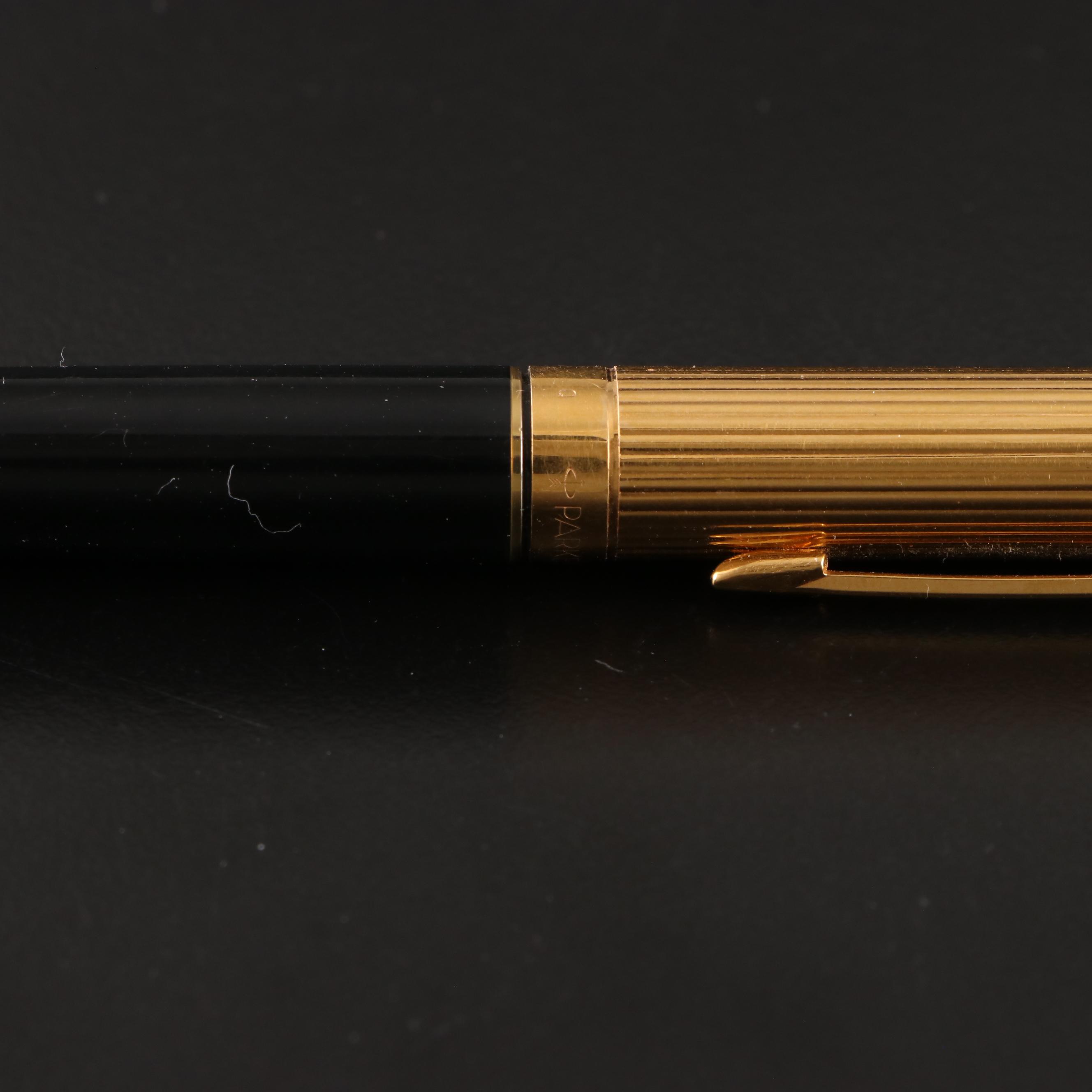 Parker 14K Gold Fountain Pen and More