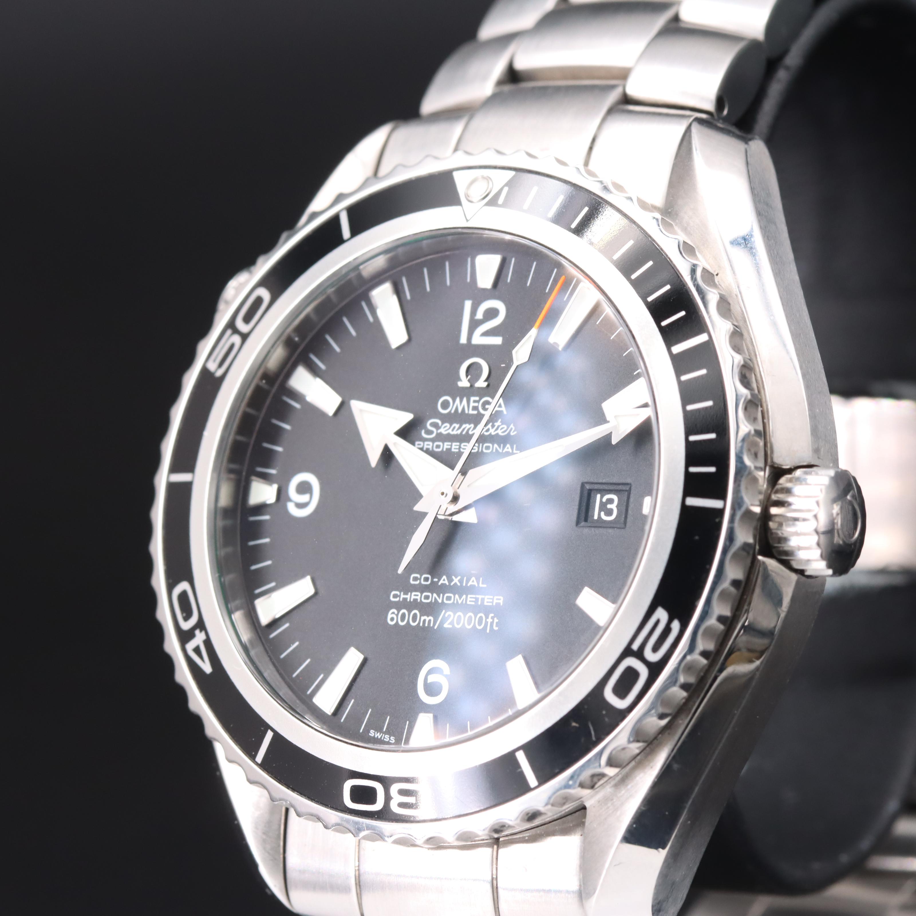 Omega Seamaster Planet Ocean 600M 46MM Black Co-Axial Steel Automatic Watch