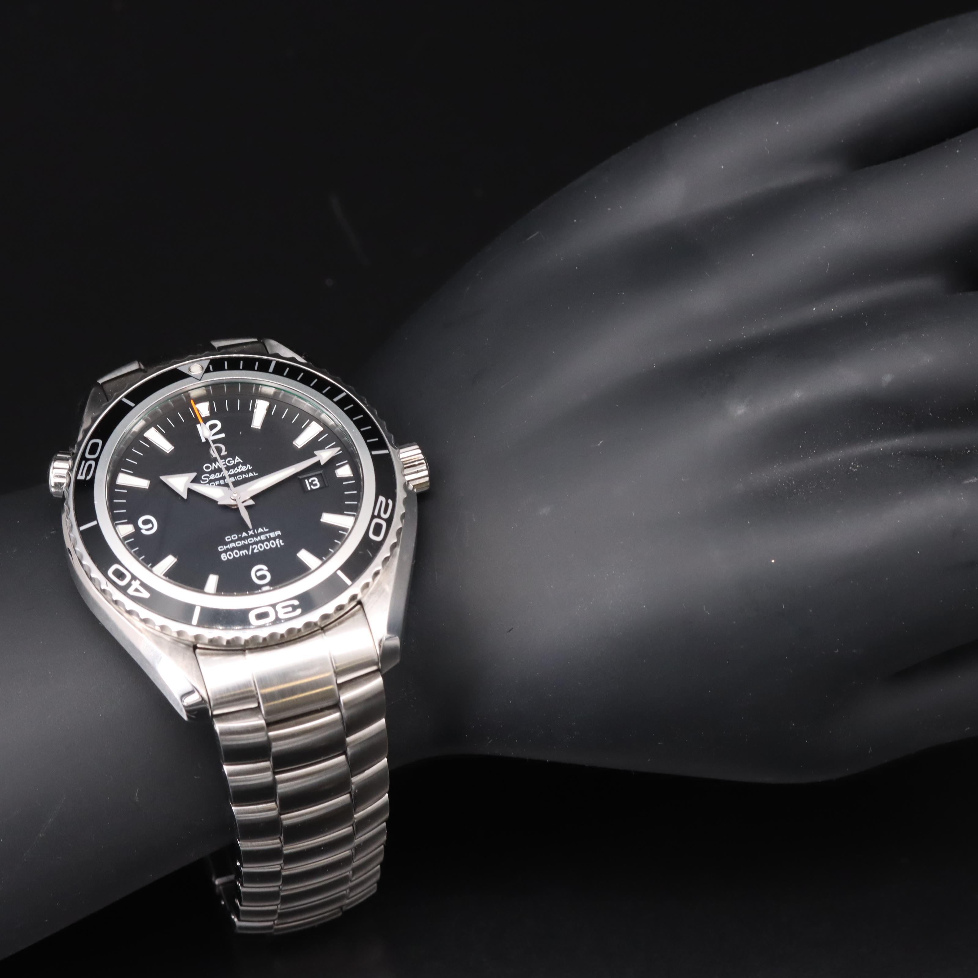 Omega Seamaster Planet Ocean 600M 46MM Black Co-Axial Steel Automatic Watch