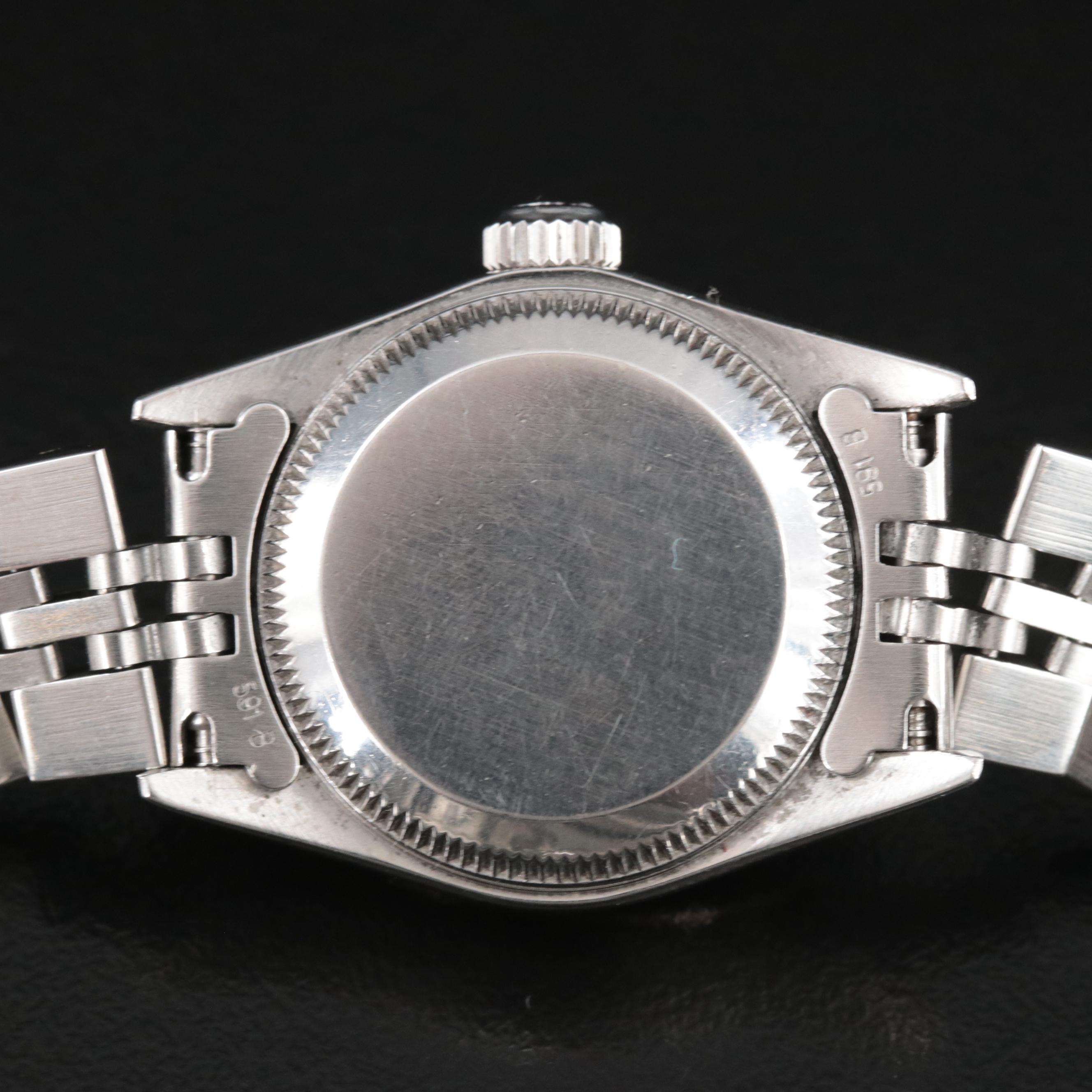 1996 Rolex Oyster Perpetual White Roman Dial Watch